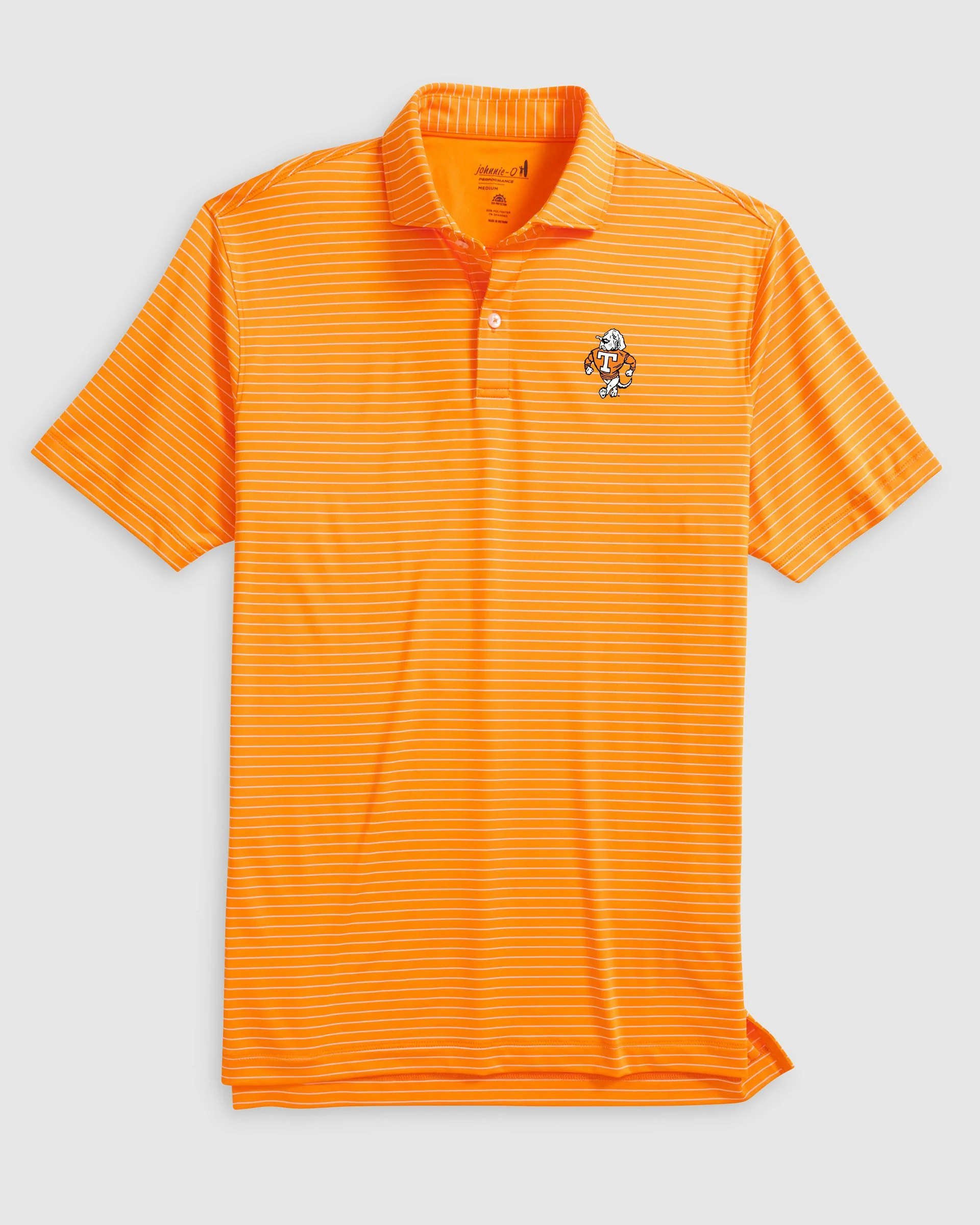 Tennessee Beau Striped Performance Jersey Polo - Vault Logo - Image 3