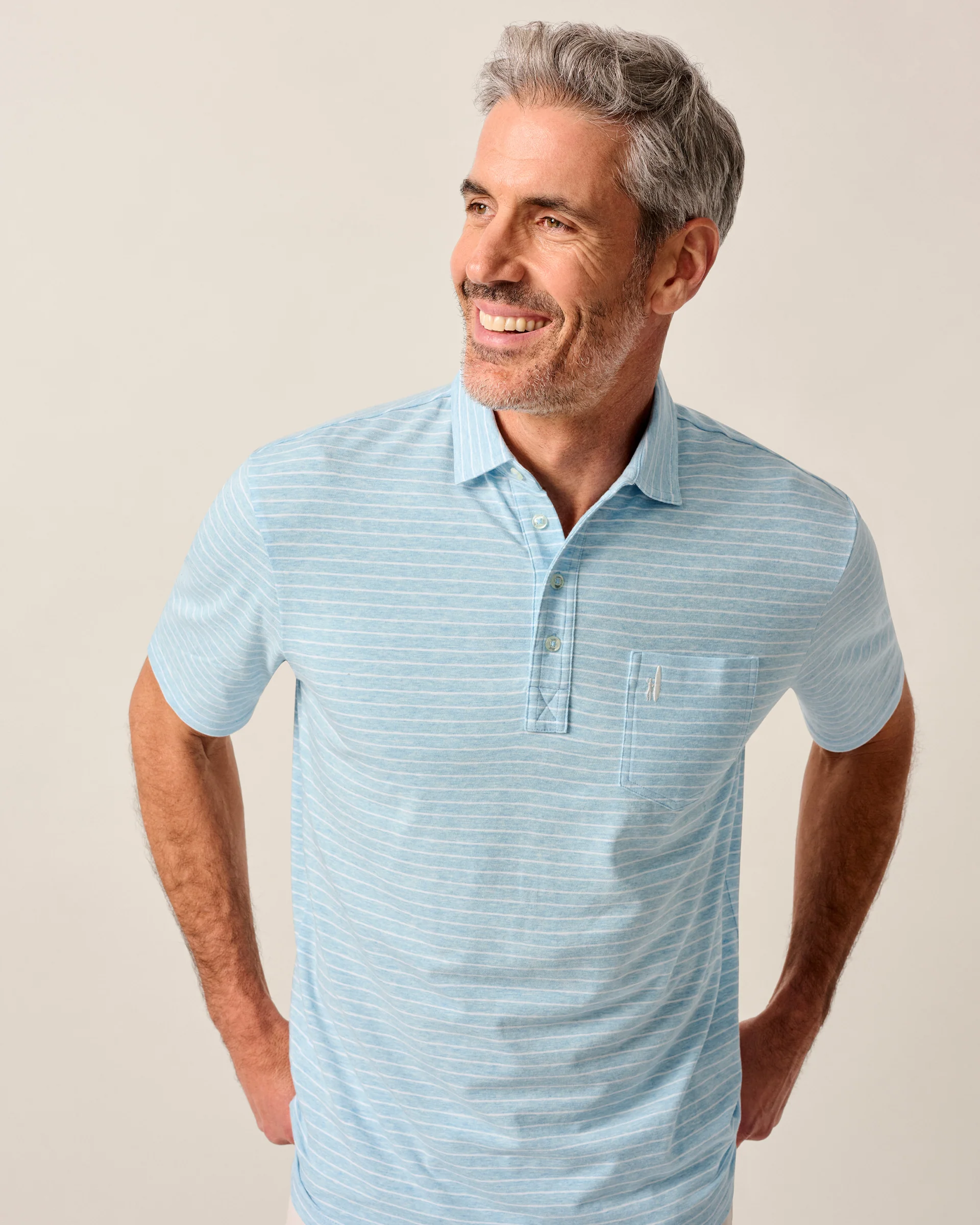 Original 4-Button Polo - Ryan Stripe - Image 2