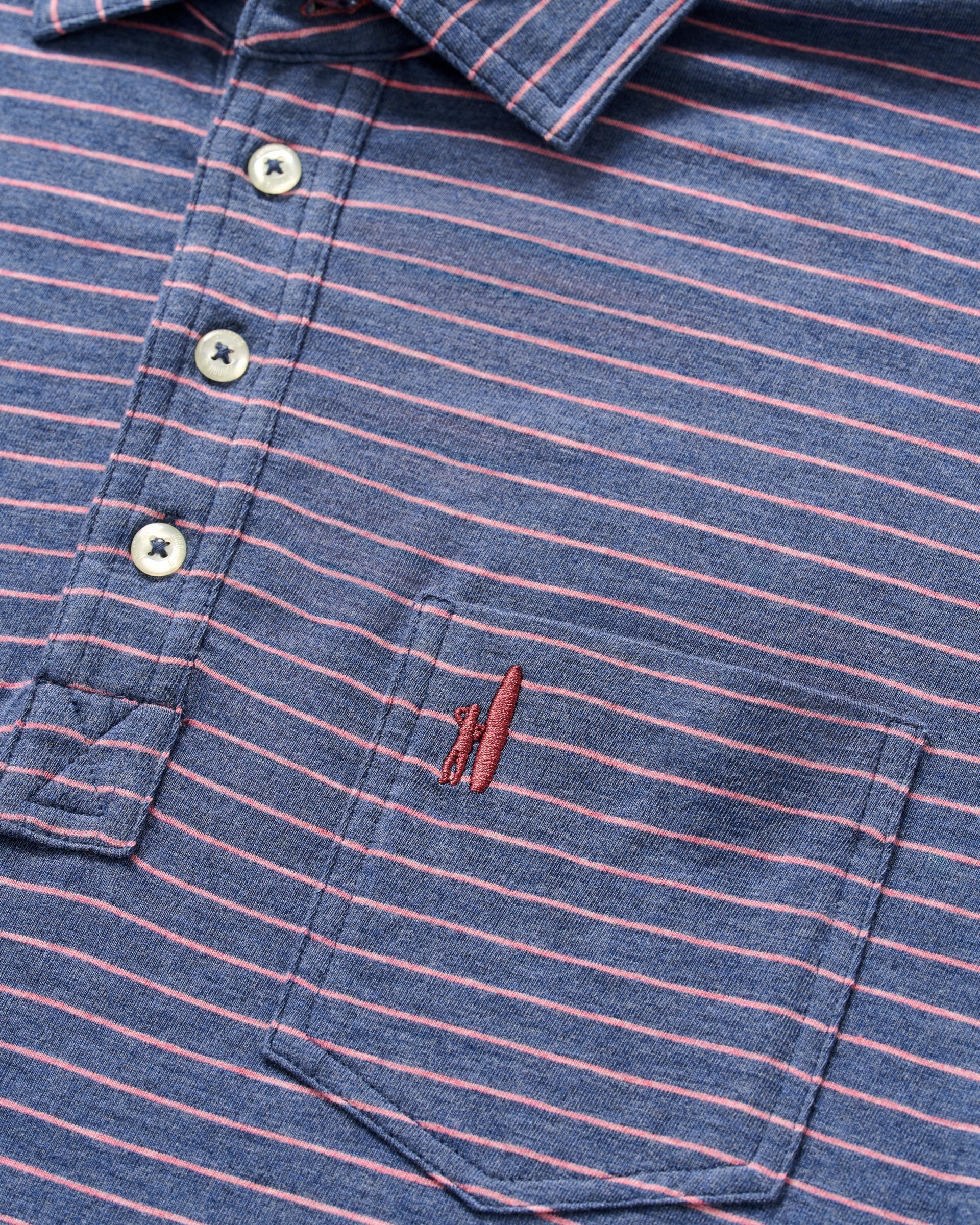 Original 4-Button Polo - Ryan Stripe - Image 5