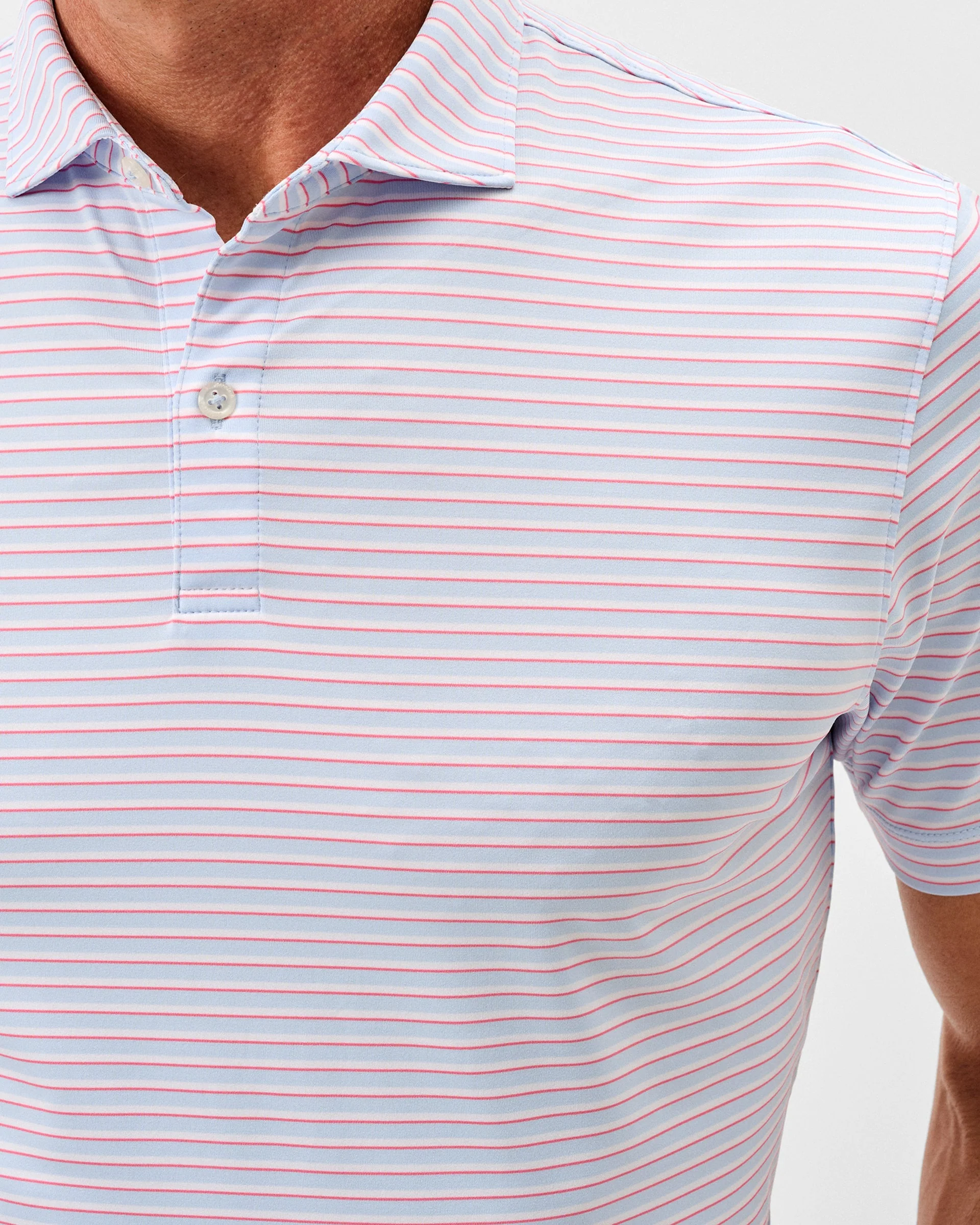 Performance Jersey Polo - Rez Stripe