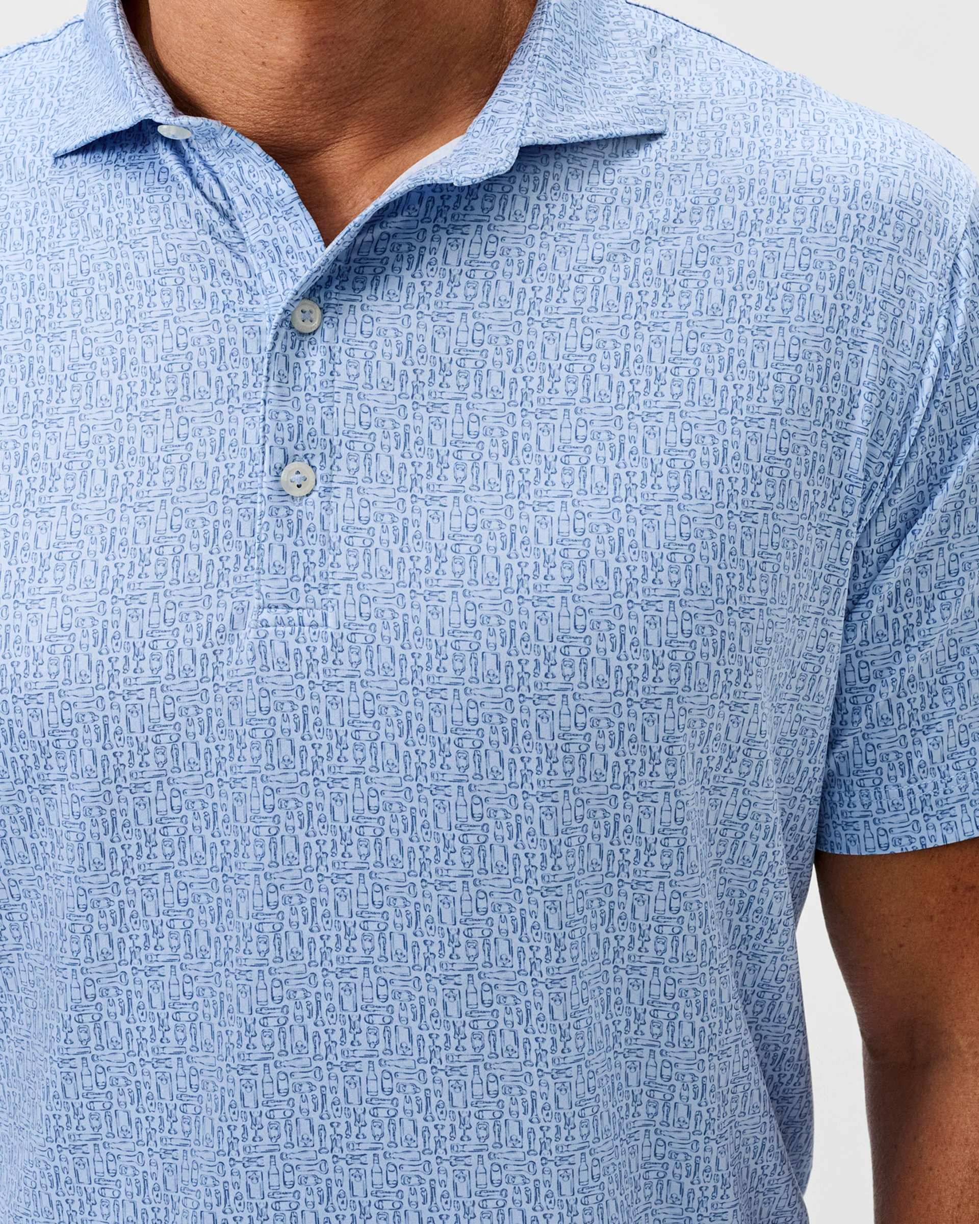 Performance Featherweight Polo - Popping Tops