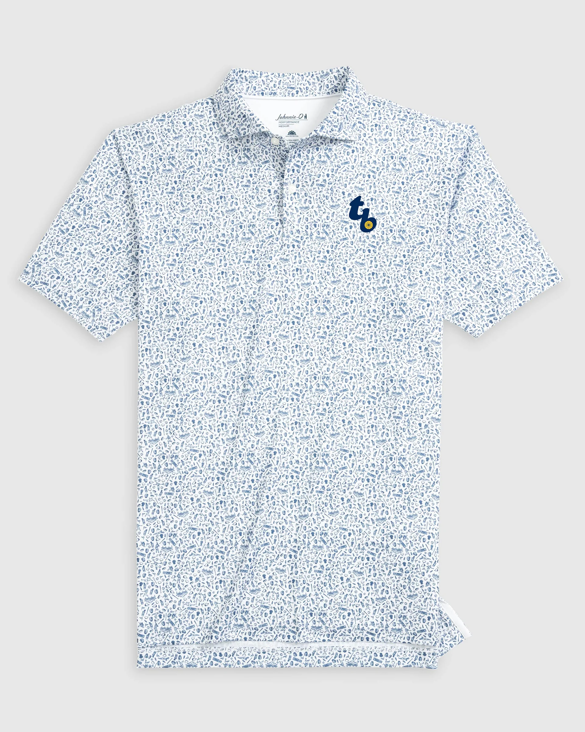 Tampa Bay Rays Rally Cap Performance Polo - Cooperstown Logo