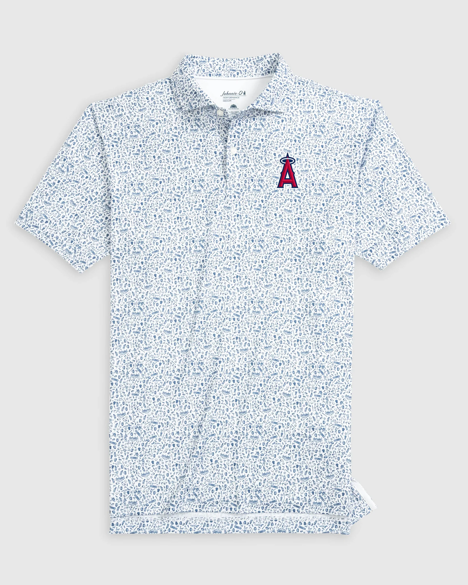 Los Angeles Angels Rally Cap Performance Polo