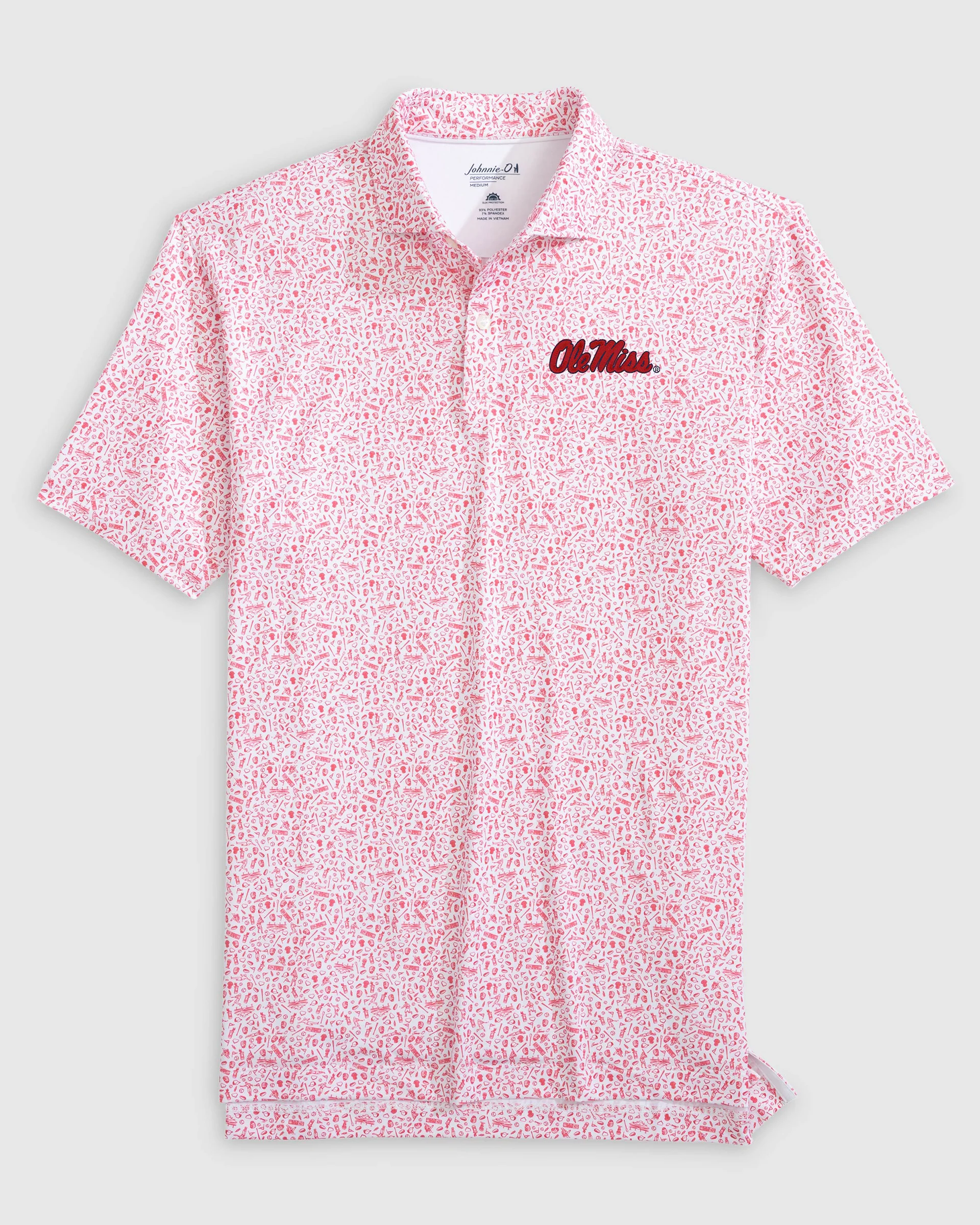 Ole Miss Rally Cap Performance Polo - Image 2