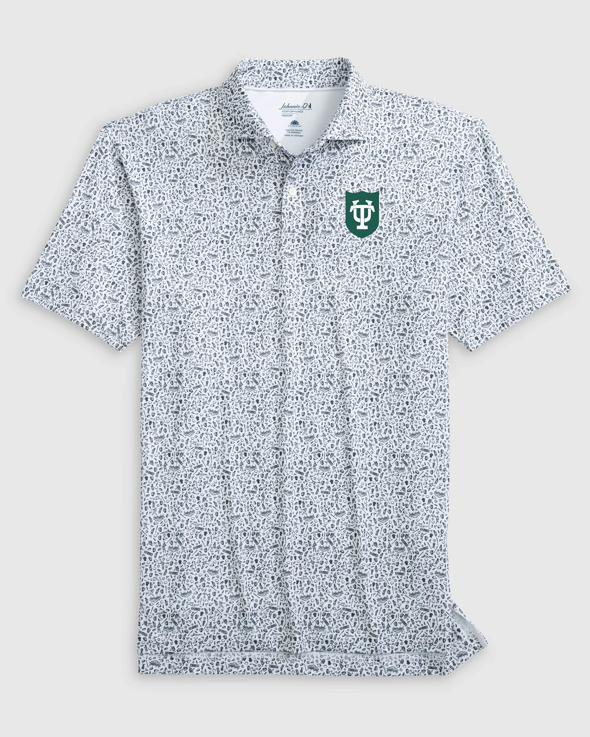 Tulane University Rally Cap Performance Polo