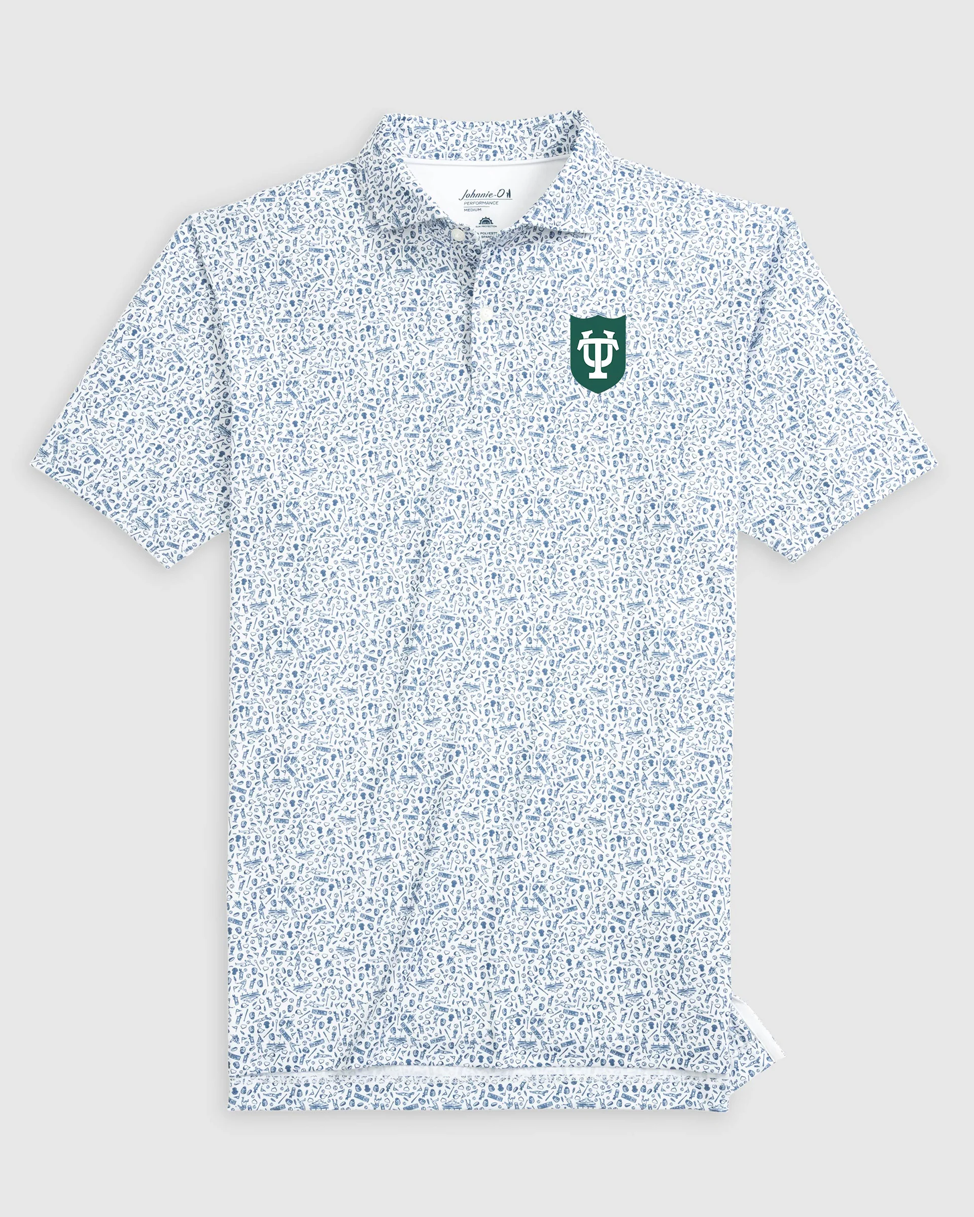 Tulane University Rally Cap Performance Polo - Image 2