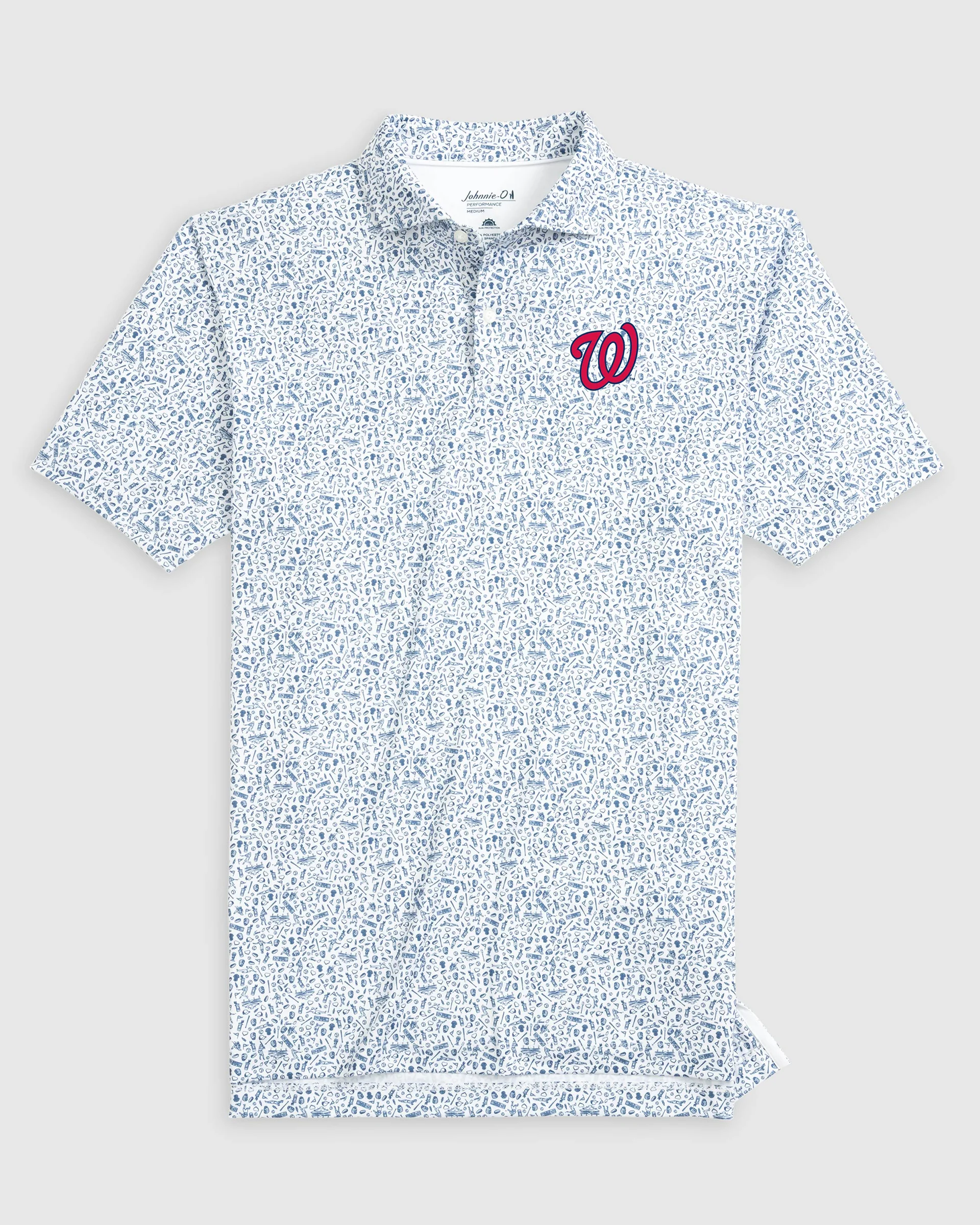 Washington Nationals Rally Cap Performance Polo