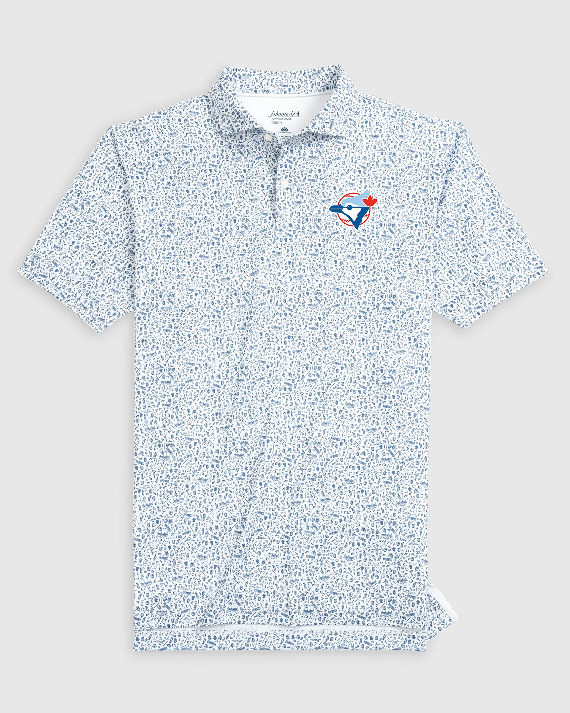 Toronto Blue Jays Rally Cap Performance Polo - Cooperstown Logo - Image 2