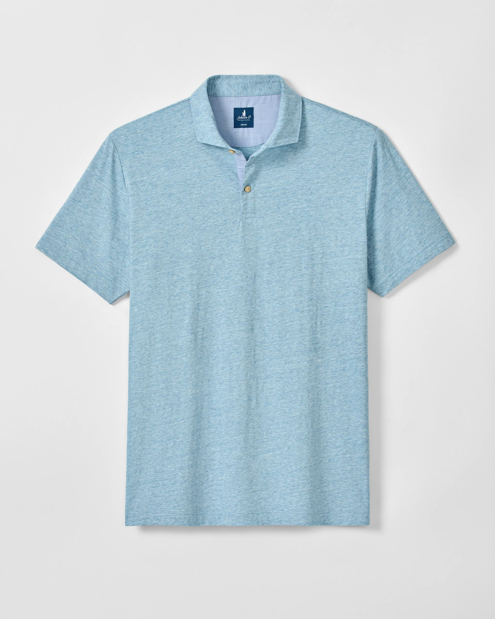 Slub Cotton Blend Polo - Starnes Heathered - Image 5