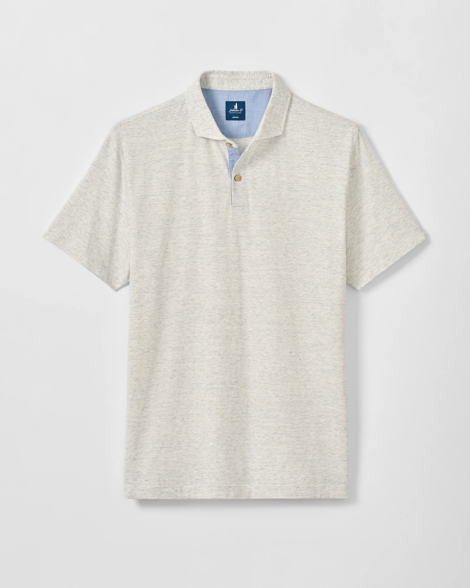 Slub Cotton Blend Polo - Thatcher Stripe - Image 4