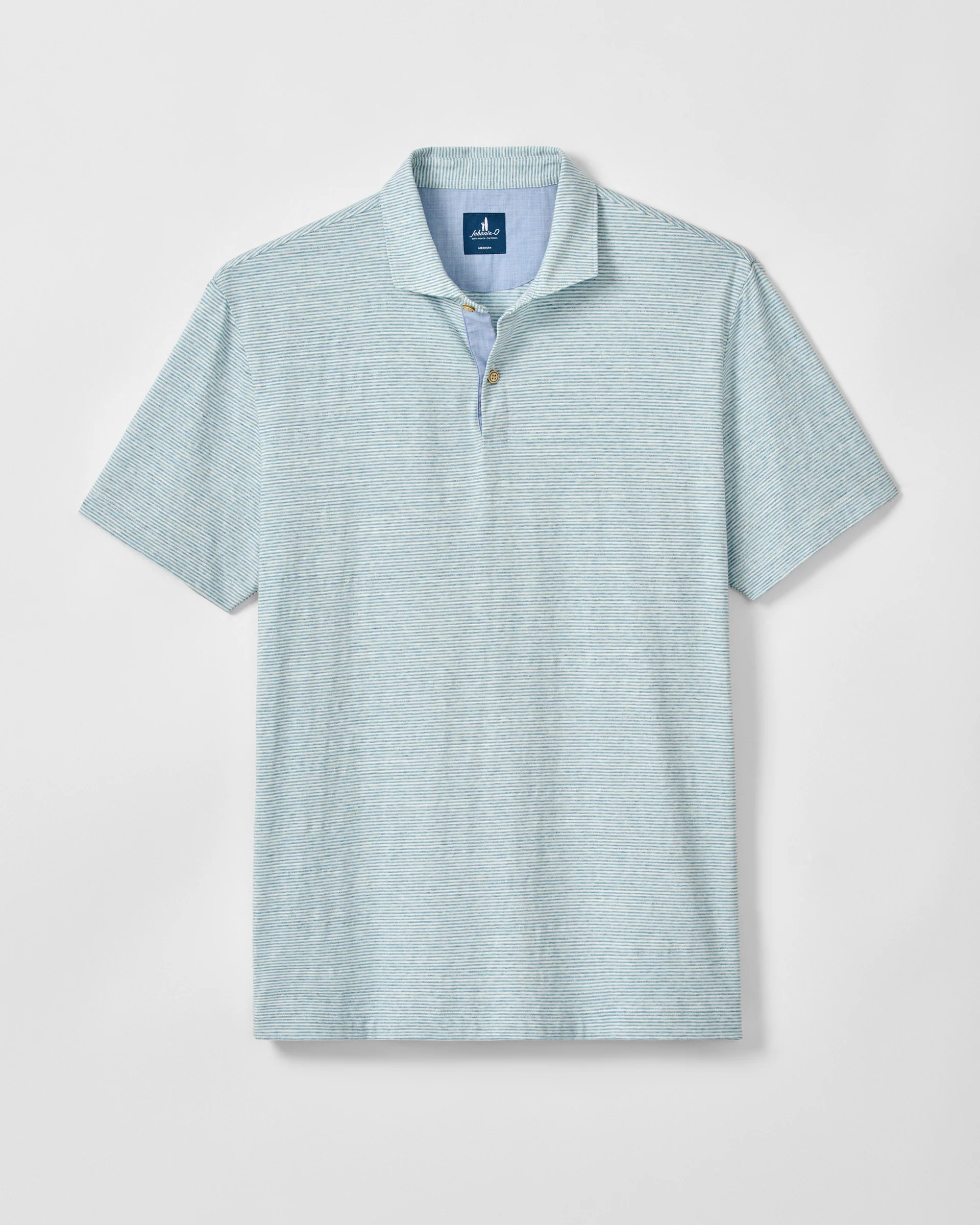 Slub Cotton Blend Polo - Thatcher Stripe - Image 4