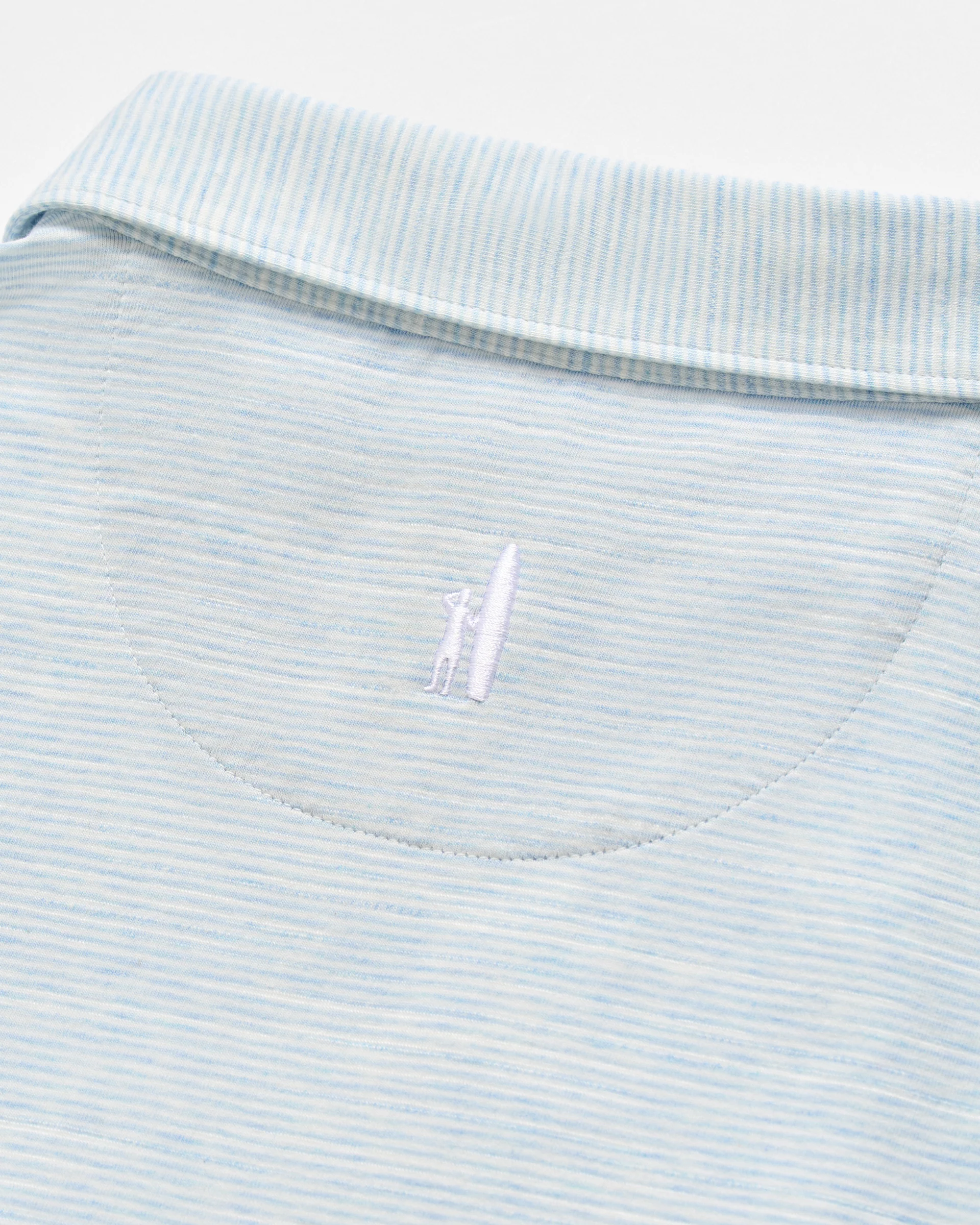 Slub Cotton Blend Polo - Thatcher Stripe - Image 6