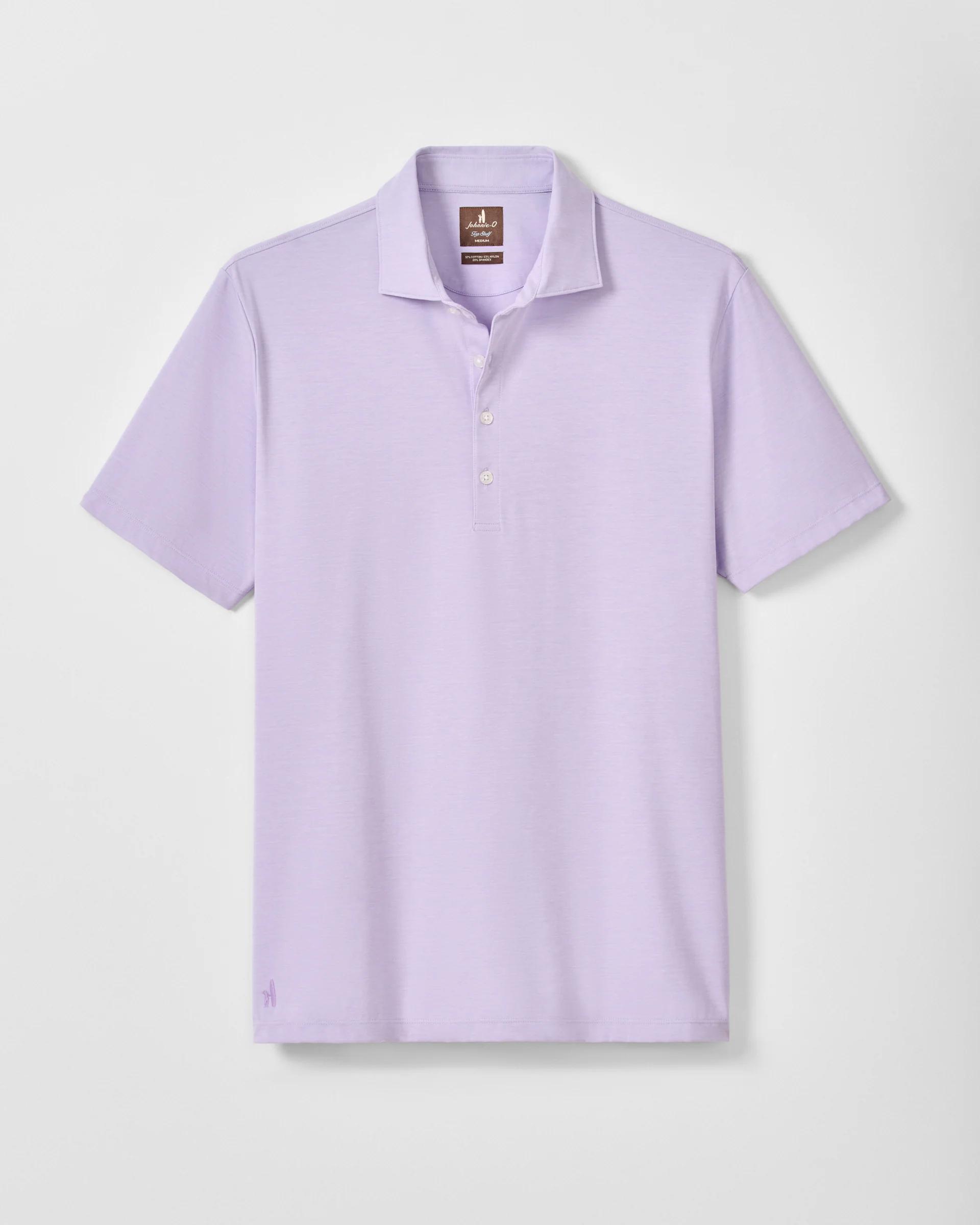 Fine Pique Knit 4-Button Polo - Elba Solid - Image 5