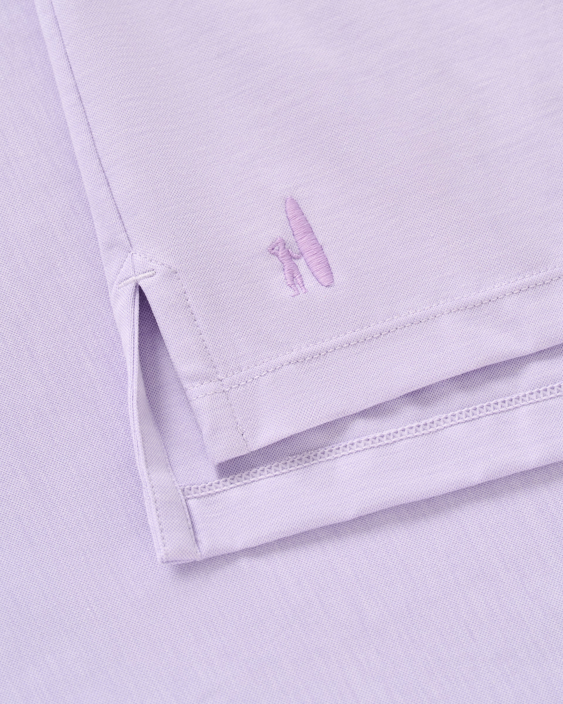 Fine Pique Knit 4-Button Polo - Elba Solid - Image 7