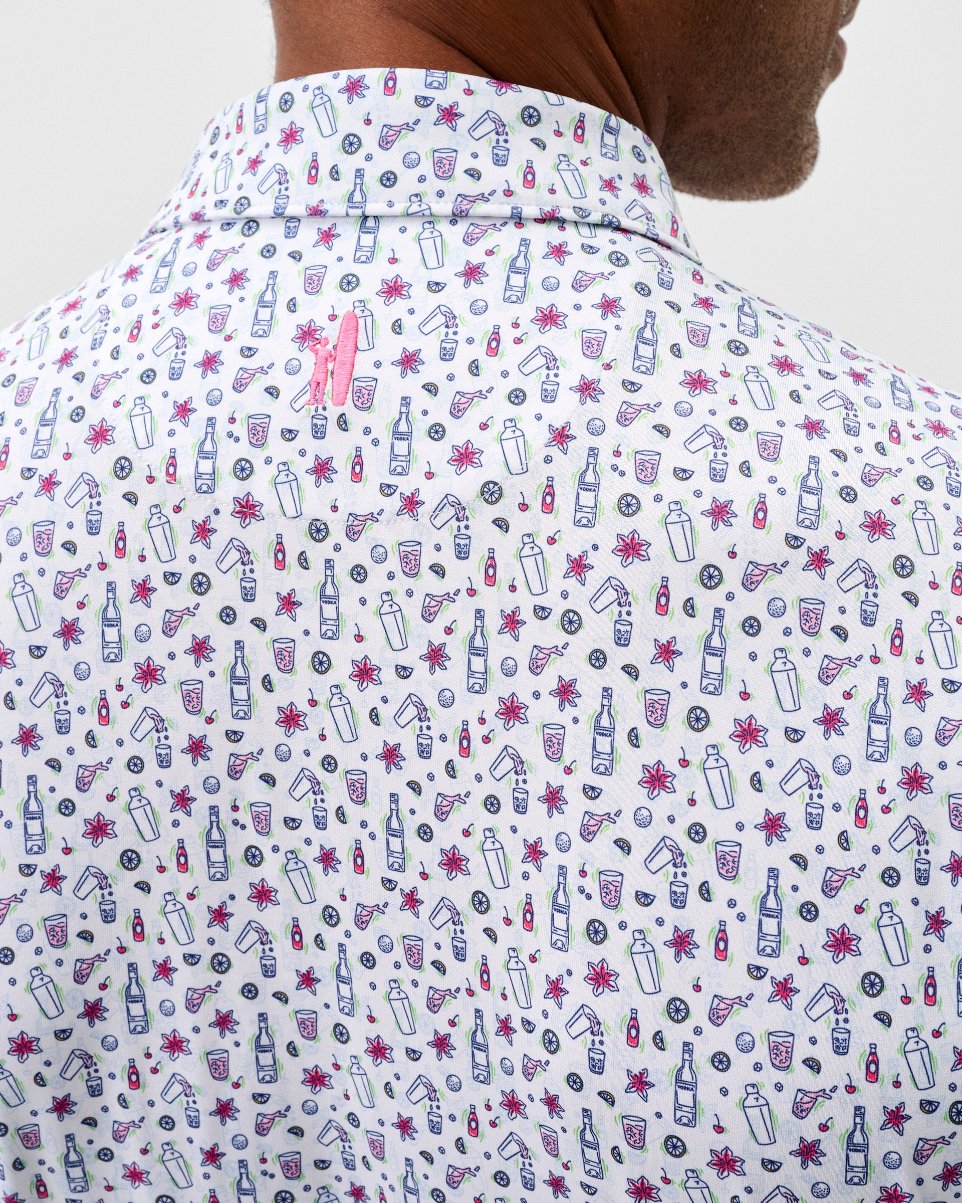 Performance Jersey Polo - Petal Punch - Image 3