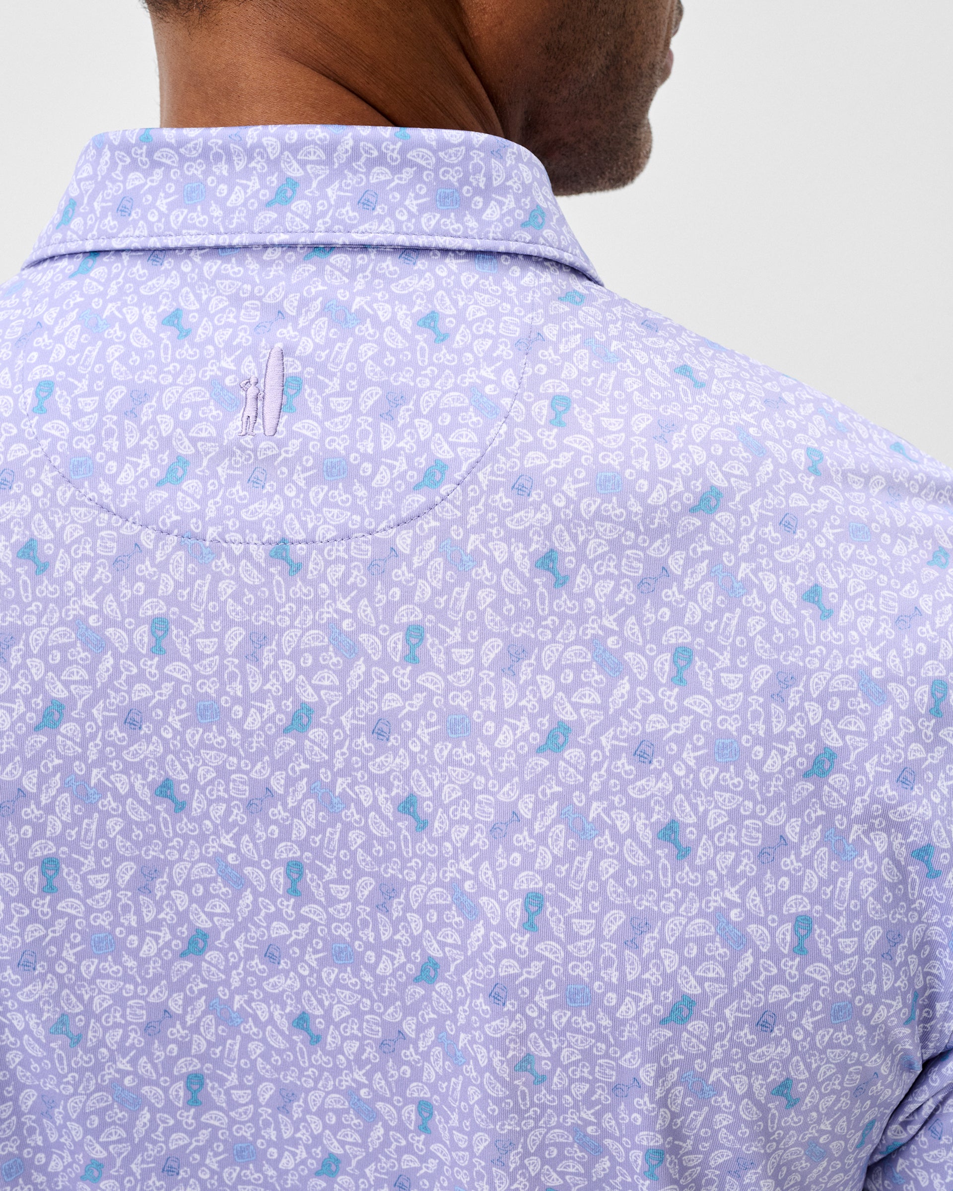 Performance Jersey Polo - Island Cocktail - Image 3