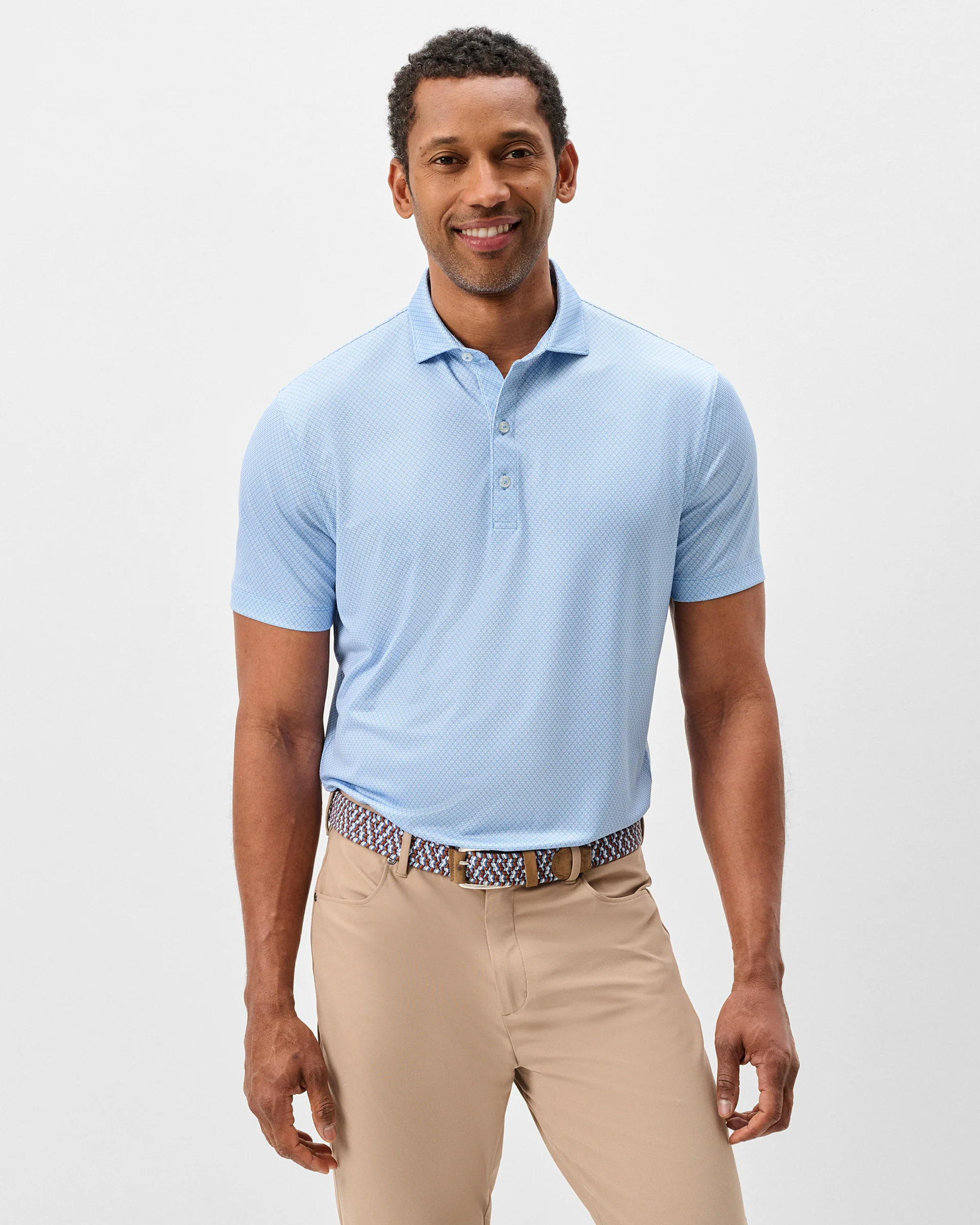 Performance Jersey Polo - Tile Neat - Image 2