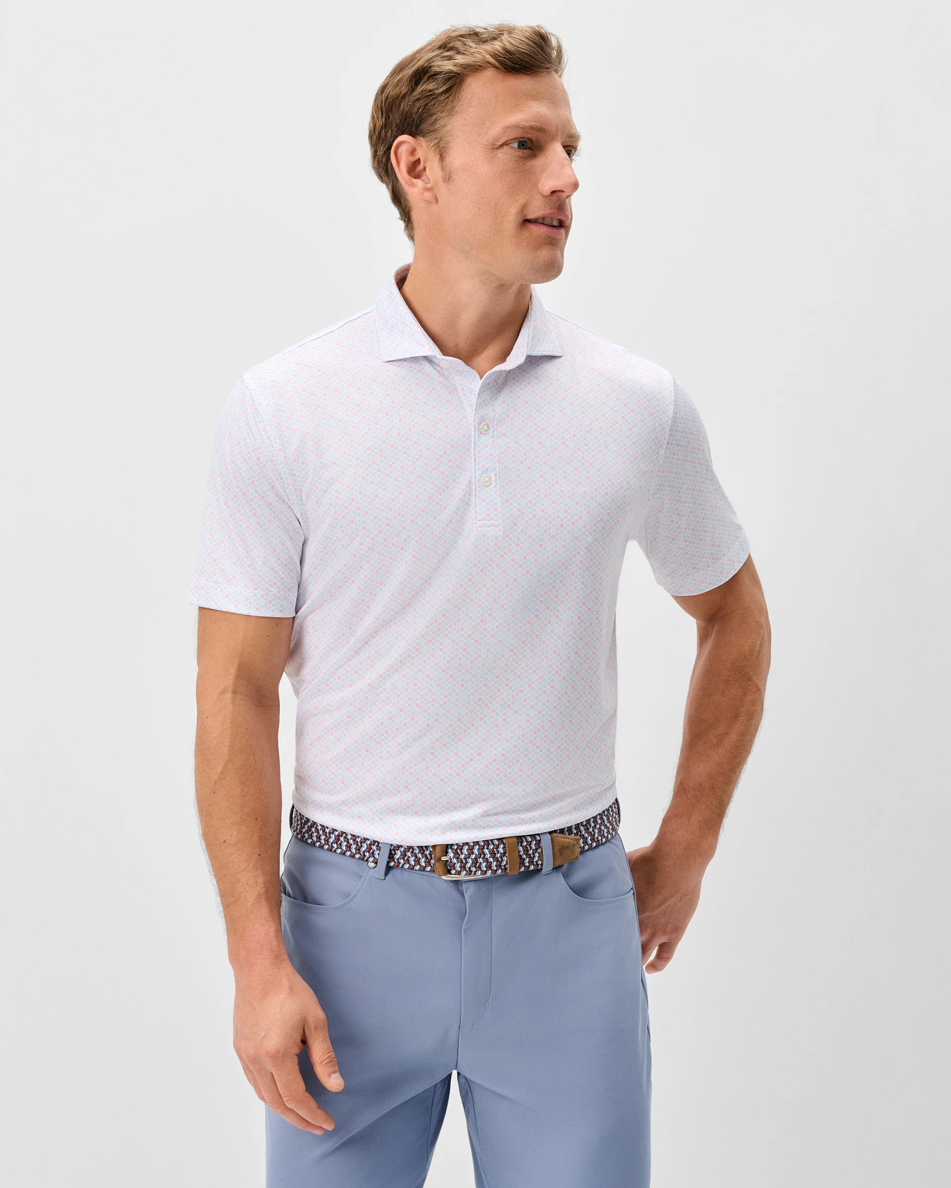 Performance Jersey Polo - Pip Floral - Image 2