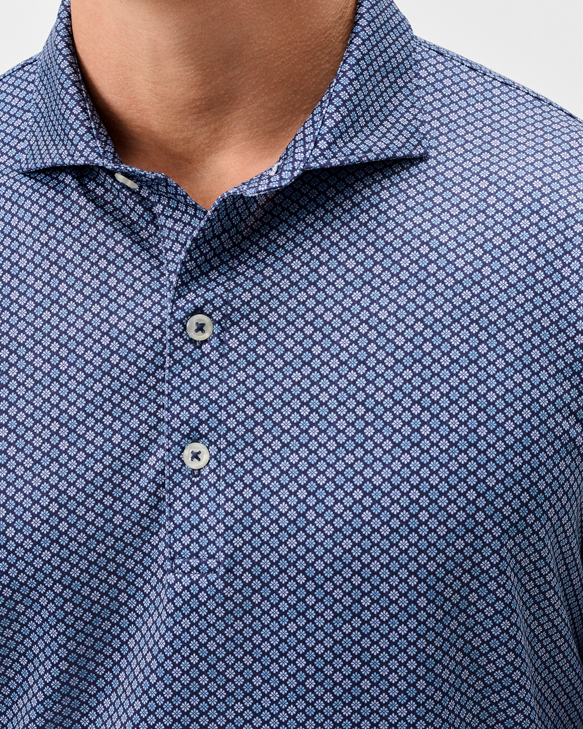 Performance Jersey Polo - Pip Floral
