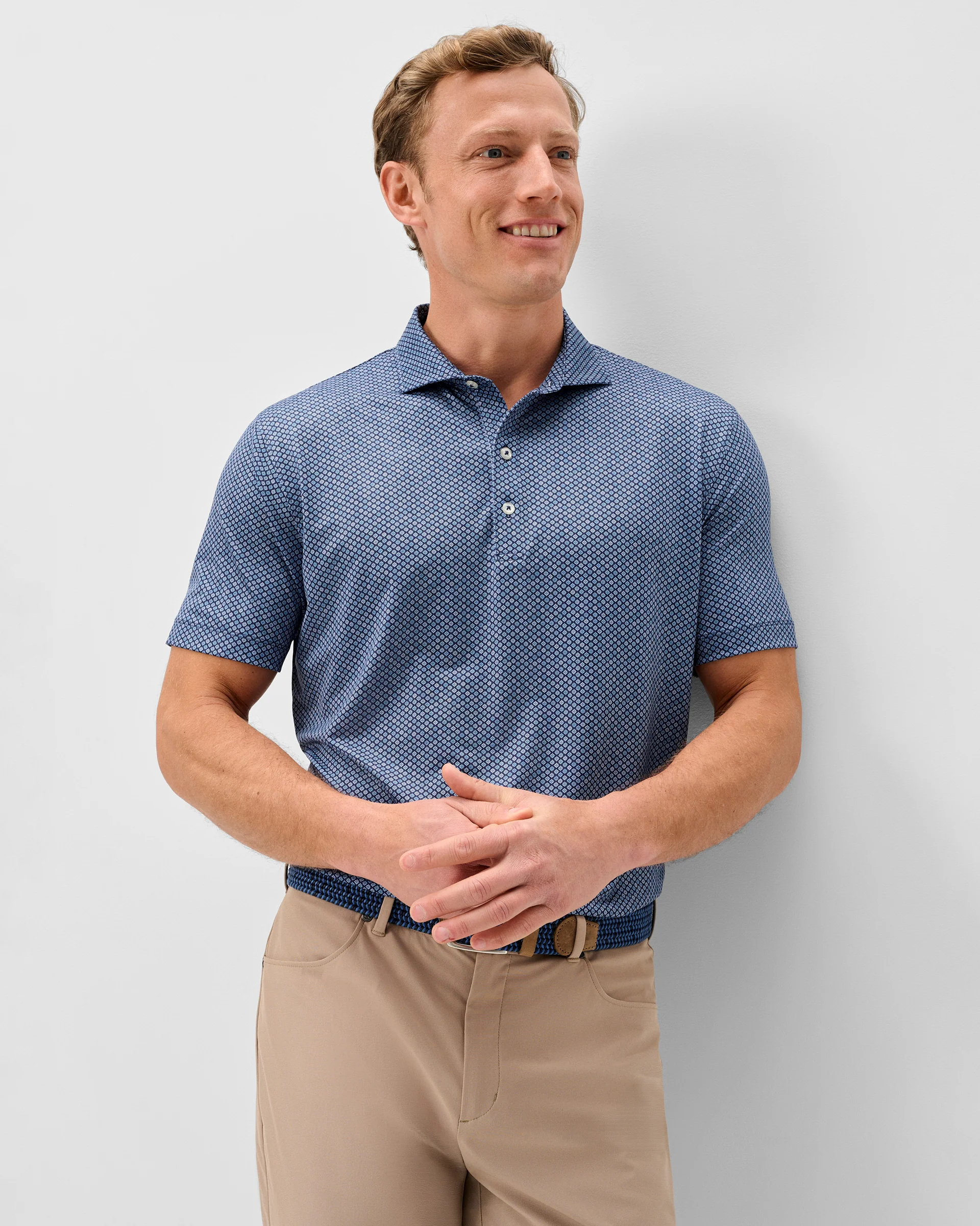 Performance Jersey Polo - Pip Floral - Image 3