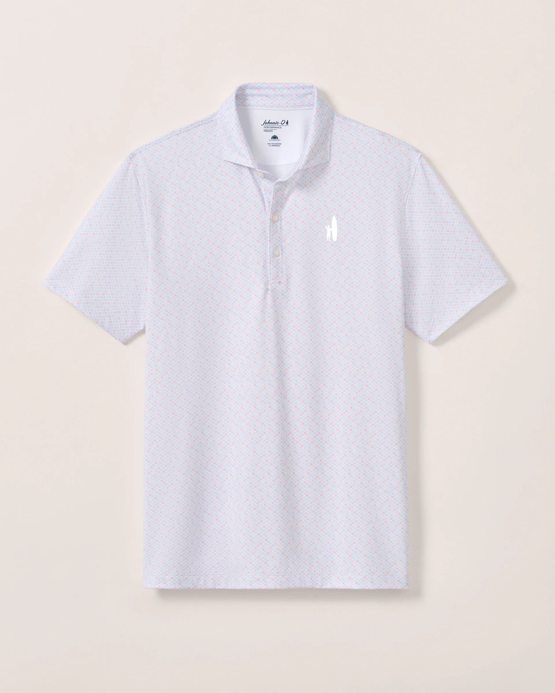 Custom Surfer Logo Performance Jersey Polo - Pip Floral - Image 6