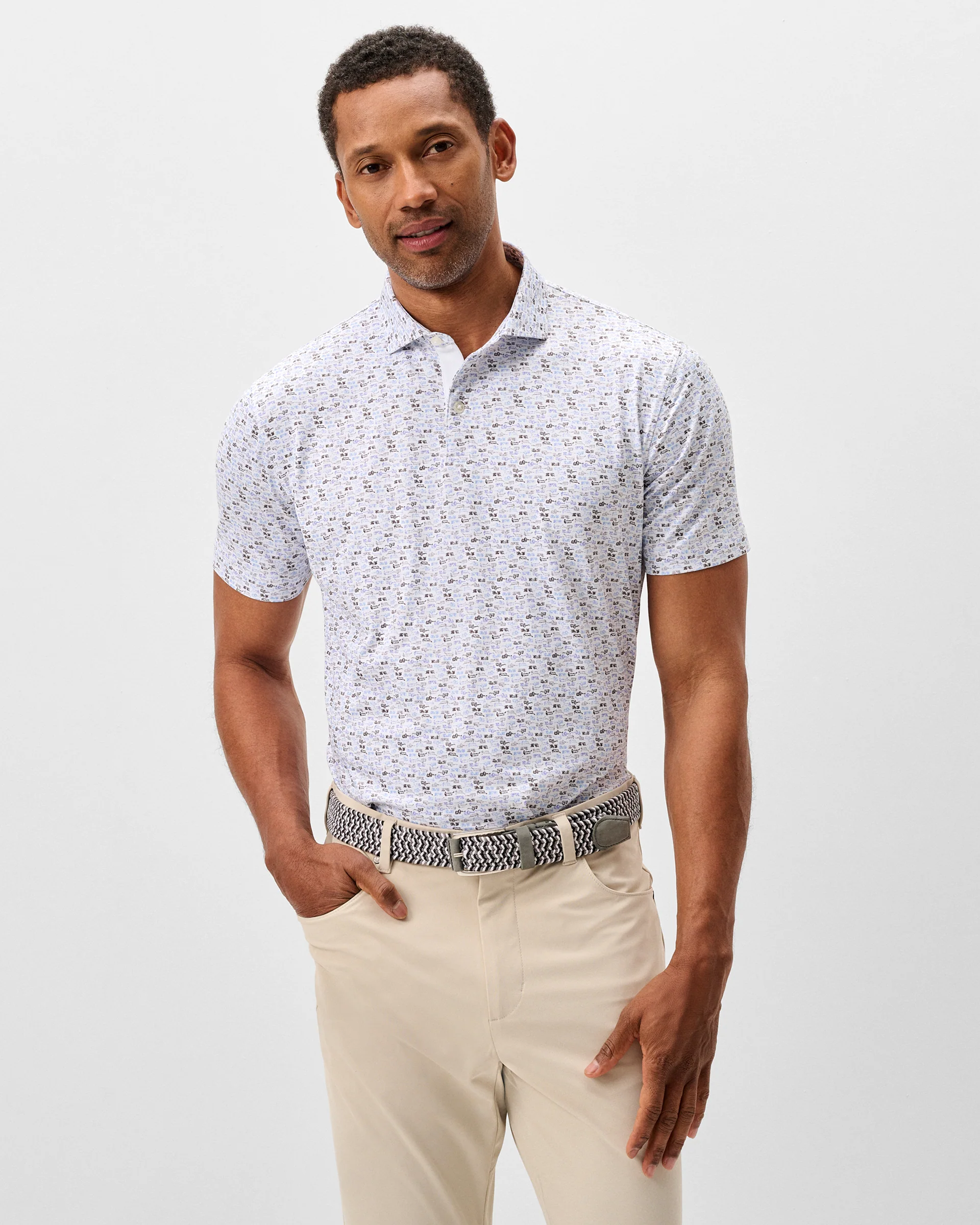 Performance Mesh Polo - Shades - Image 2