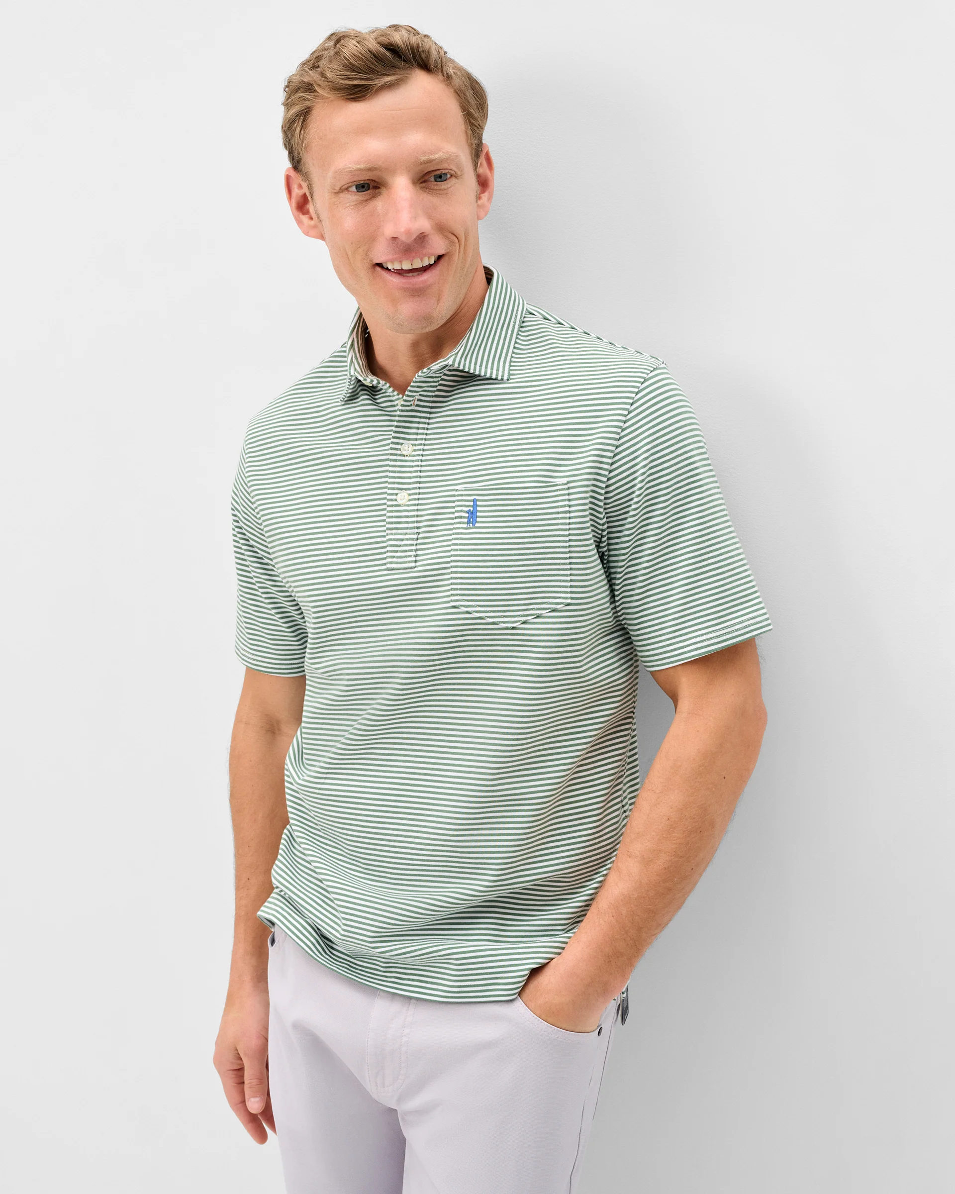 Original 4-Button Polo - Jacks Stripe - Image 2