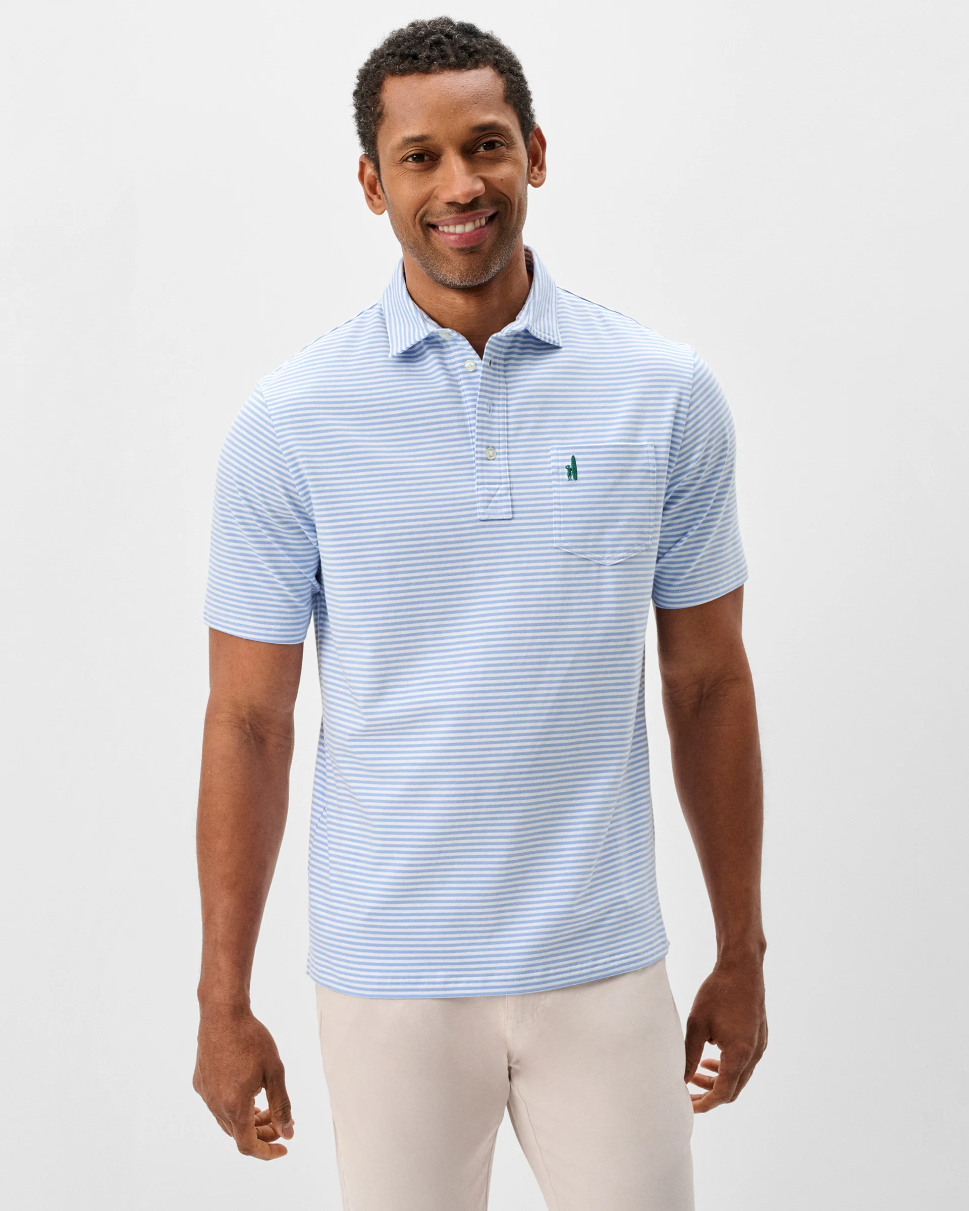 Original 4-Button Polo - Jacks Stripe - Image 2