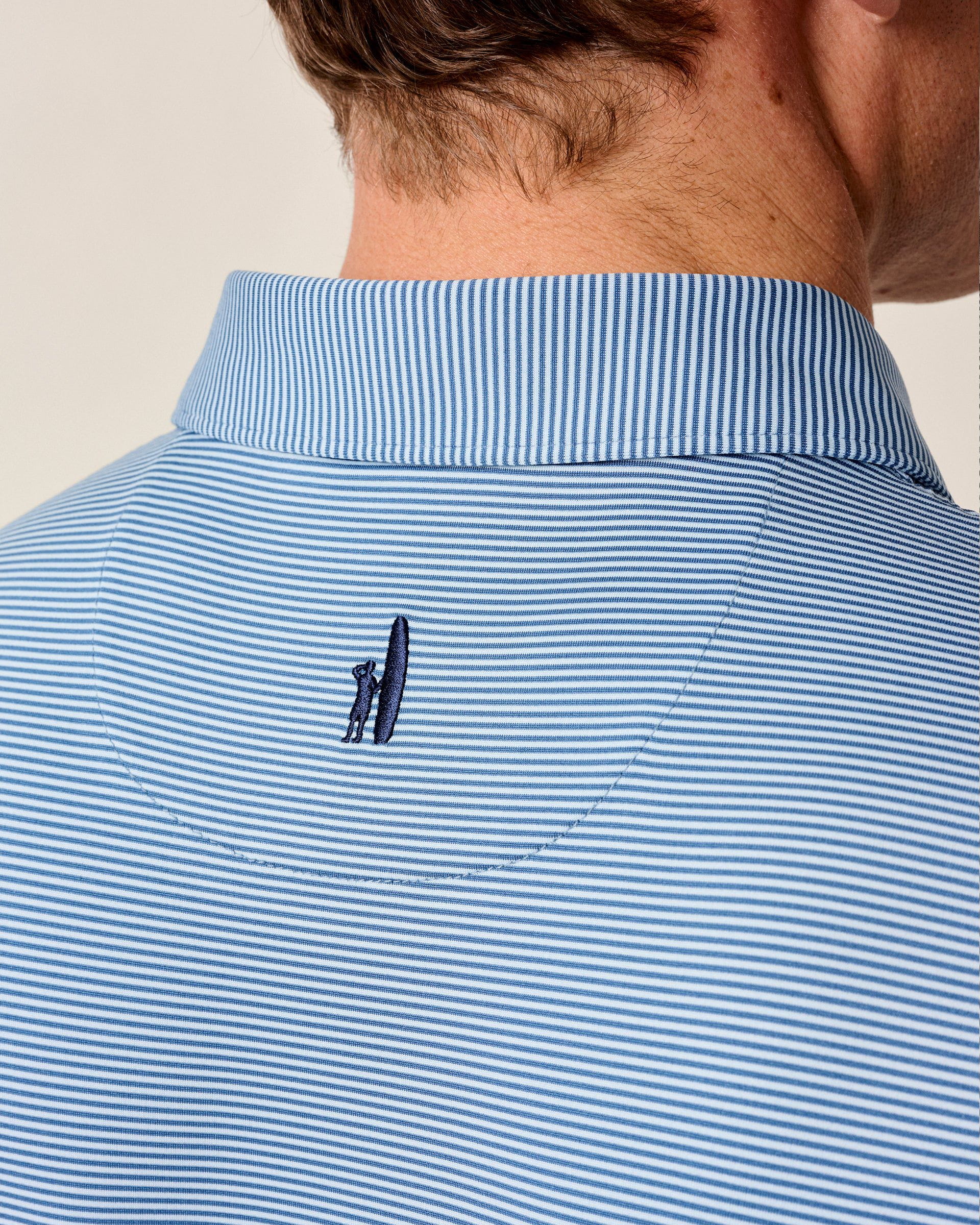 Performance Jersey Polo - Lyndonn Stripe - Image 3