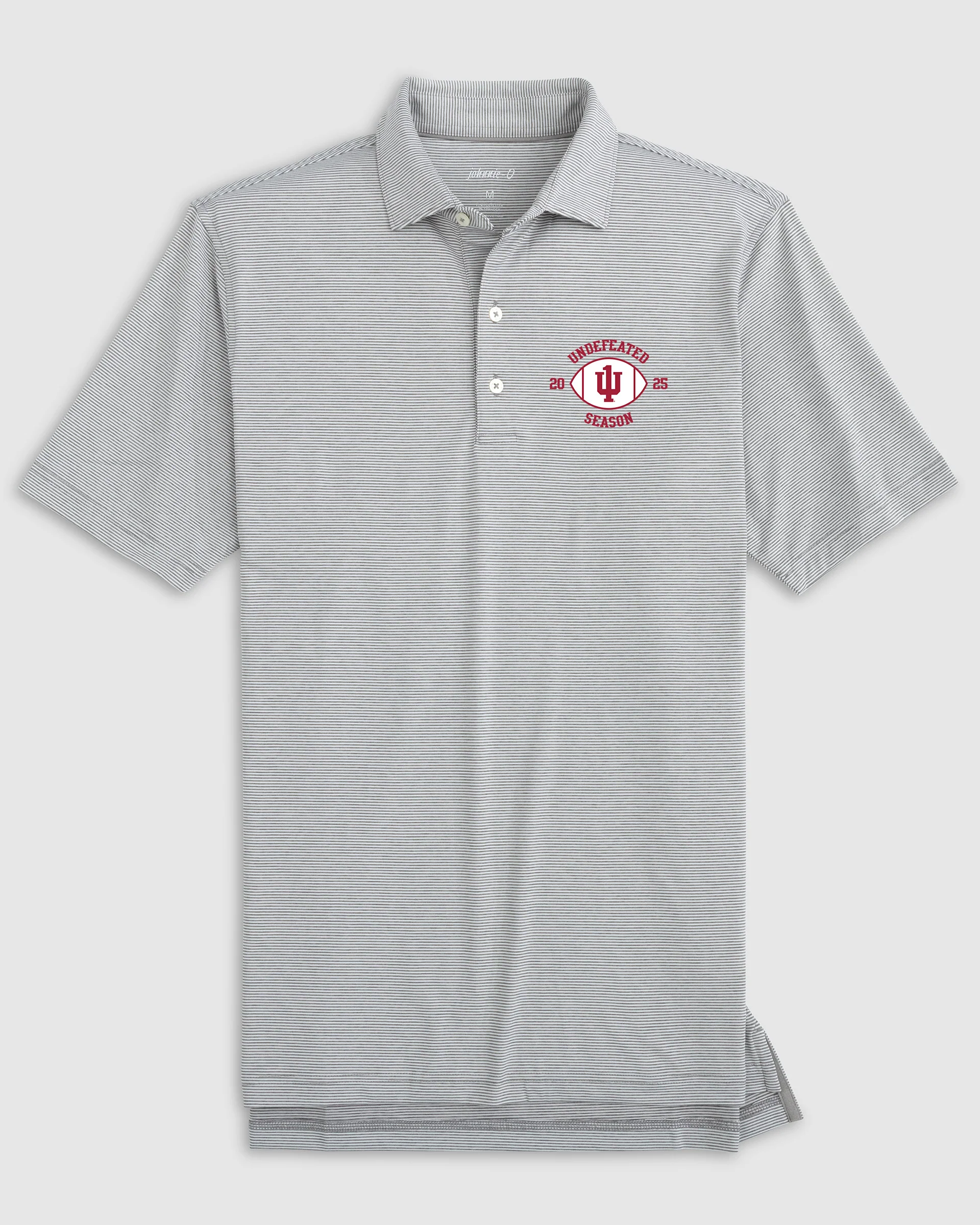 Indiana Lyndonn Striped Performance Jersey Polo - Undefeated 2025 Logo - Image 3
