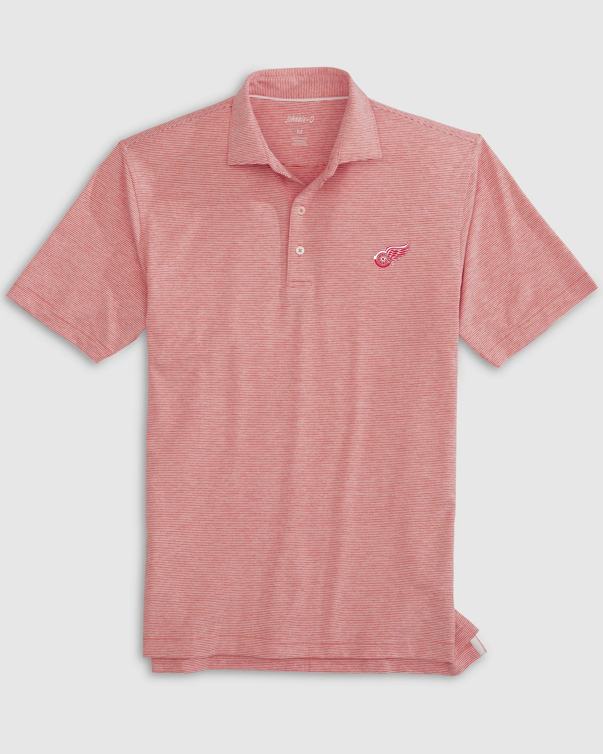 Detroit Red Wings Lyndonn Striped Jersey Performance Polo - Image 3