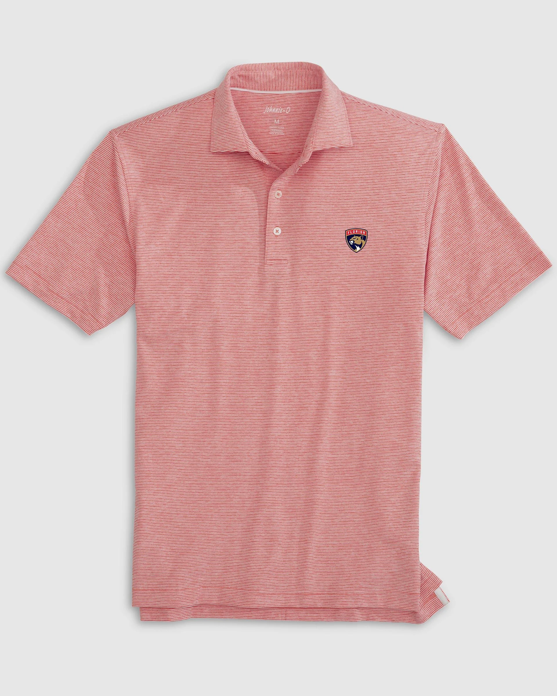 Florida Panthers Lyndonn Striped Jersey Performance Polo - Image 3