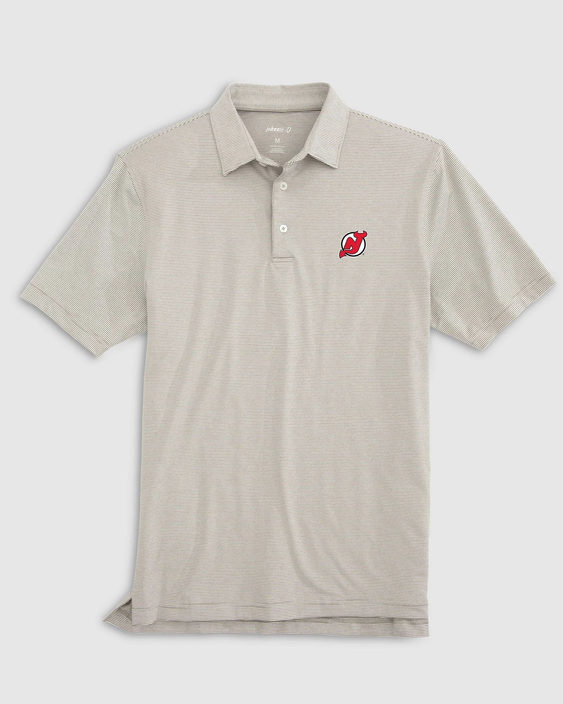 New Jersey Devils Lyndonn Striped Jersey Performance Polo - Image 6