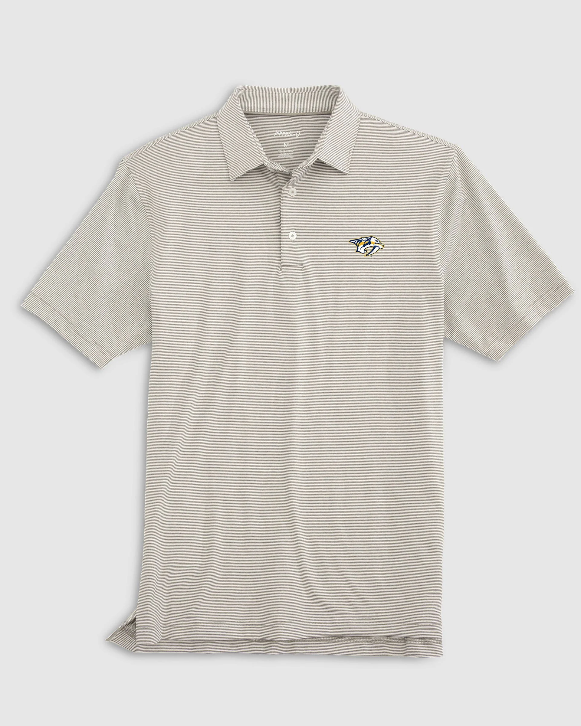 Nashville Predators Lyndonn Striped Jersey Performance Polo - Image 3