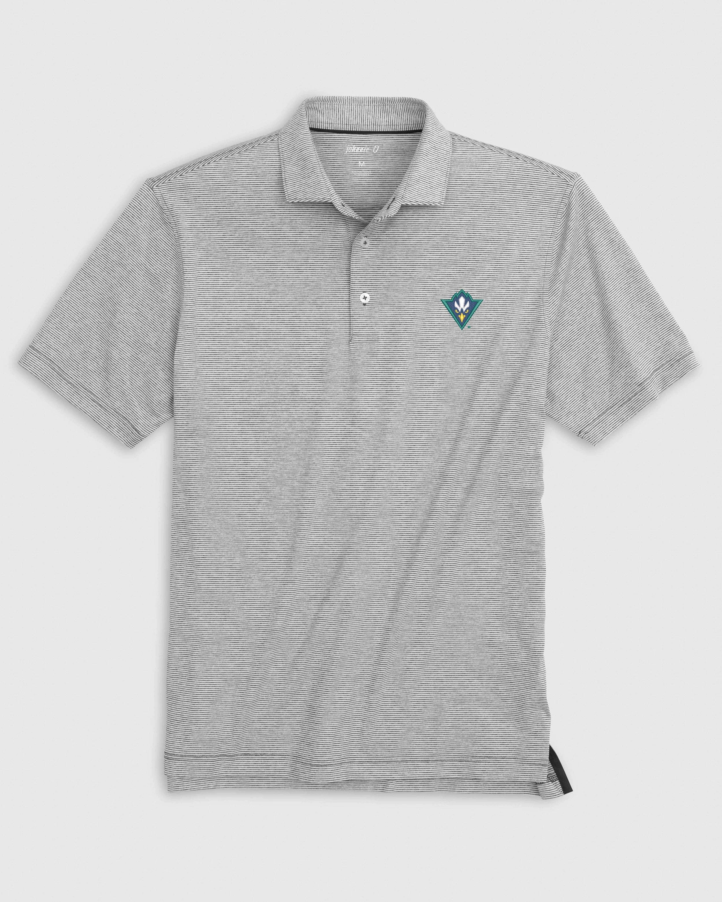 University of North Carolina Wilmington Lyndonn Performance Jersey Striped Polo