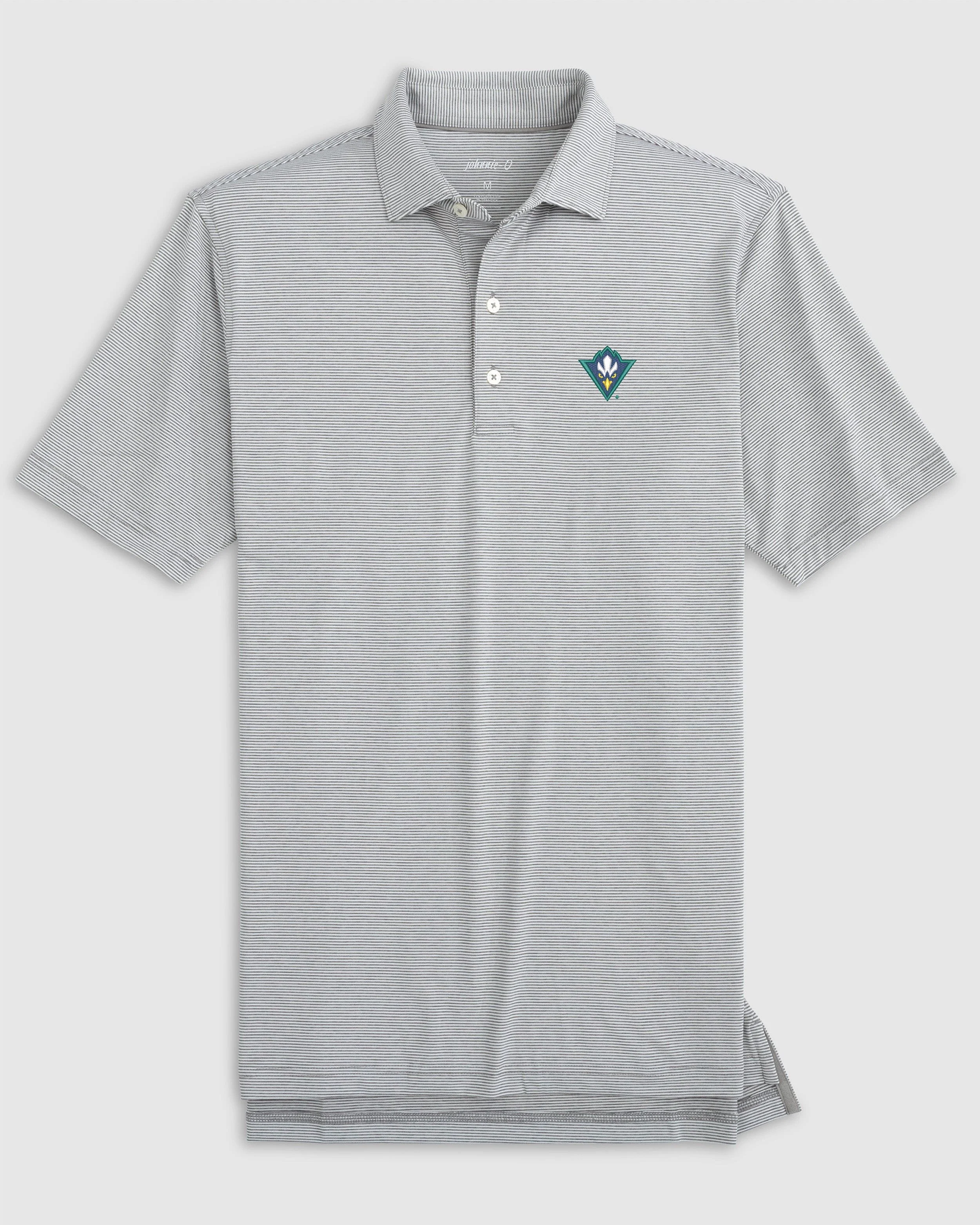 University of North Carolina Wilmington Lyndonn Performance Jersey Striped Polo - Image 5