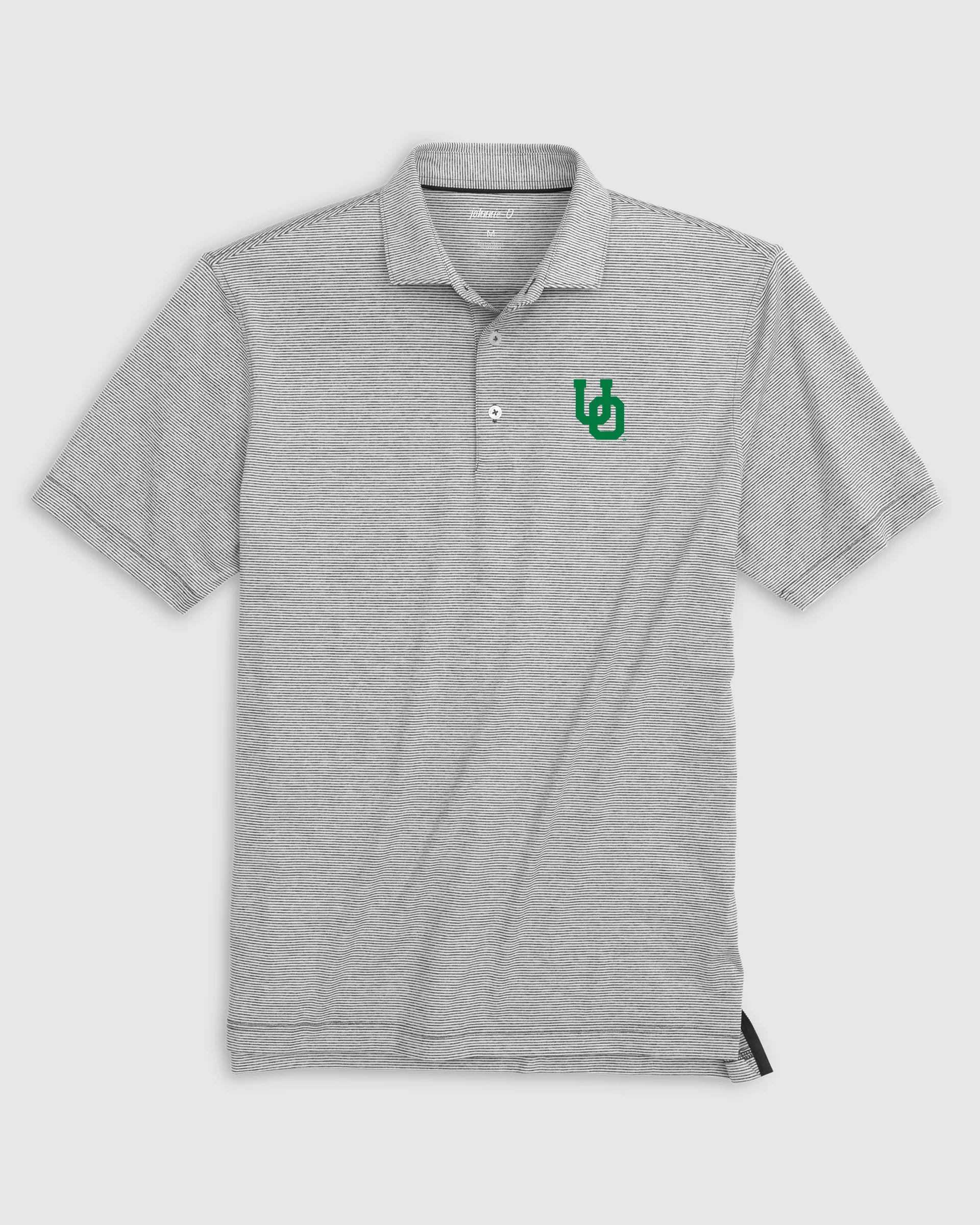 University of Oregon Lyndon Striped Jersey Performance Polo - Image 2
