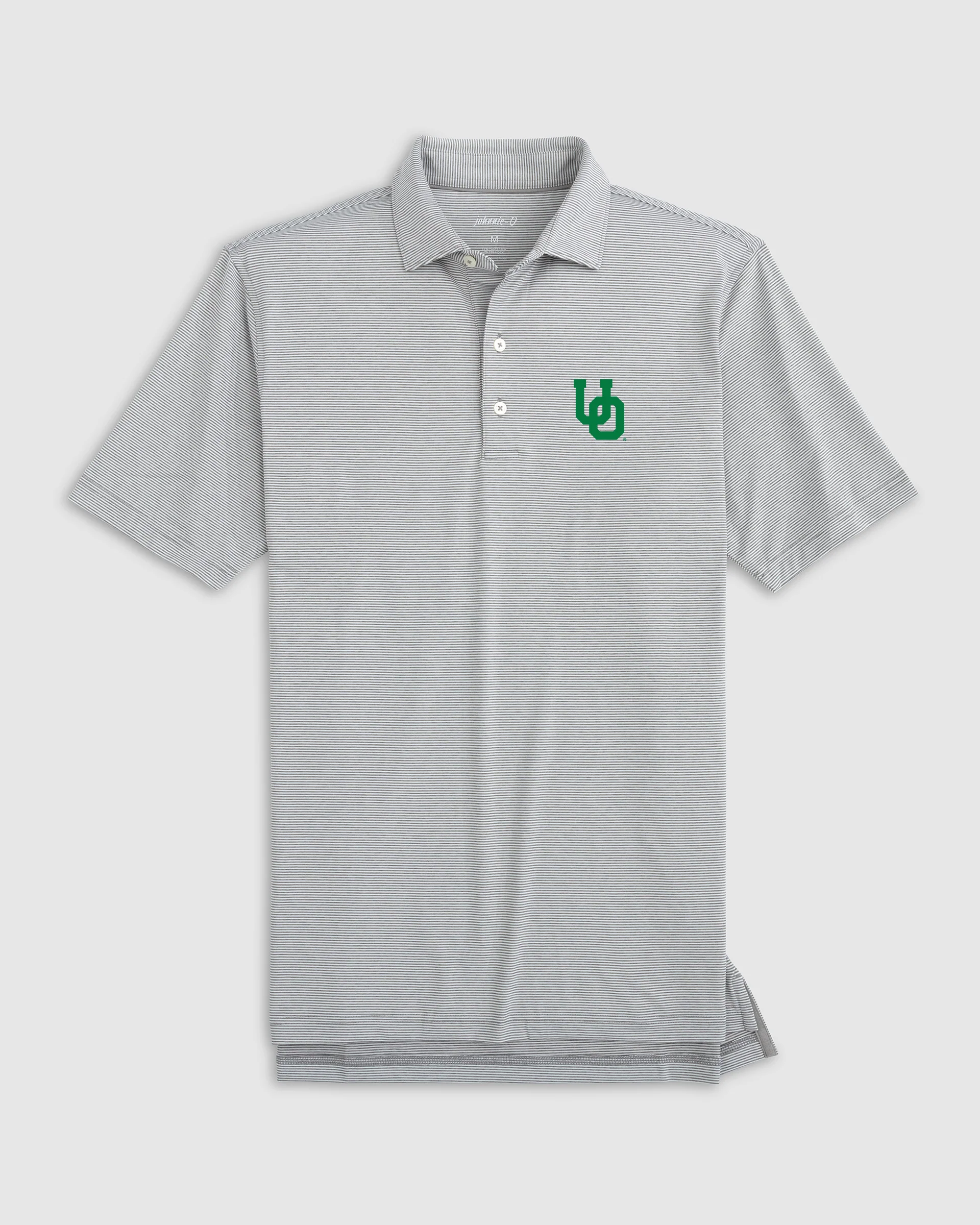 University of Oregon Lyndon Striped Jersey Performance Polo - Image 3
