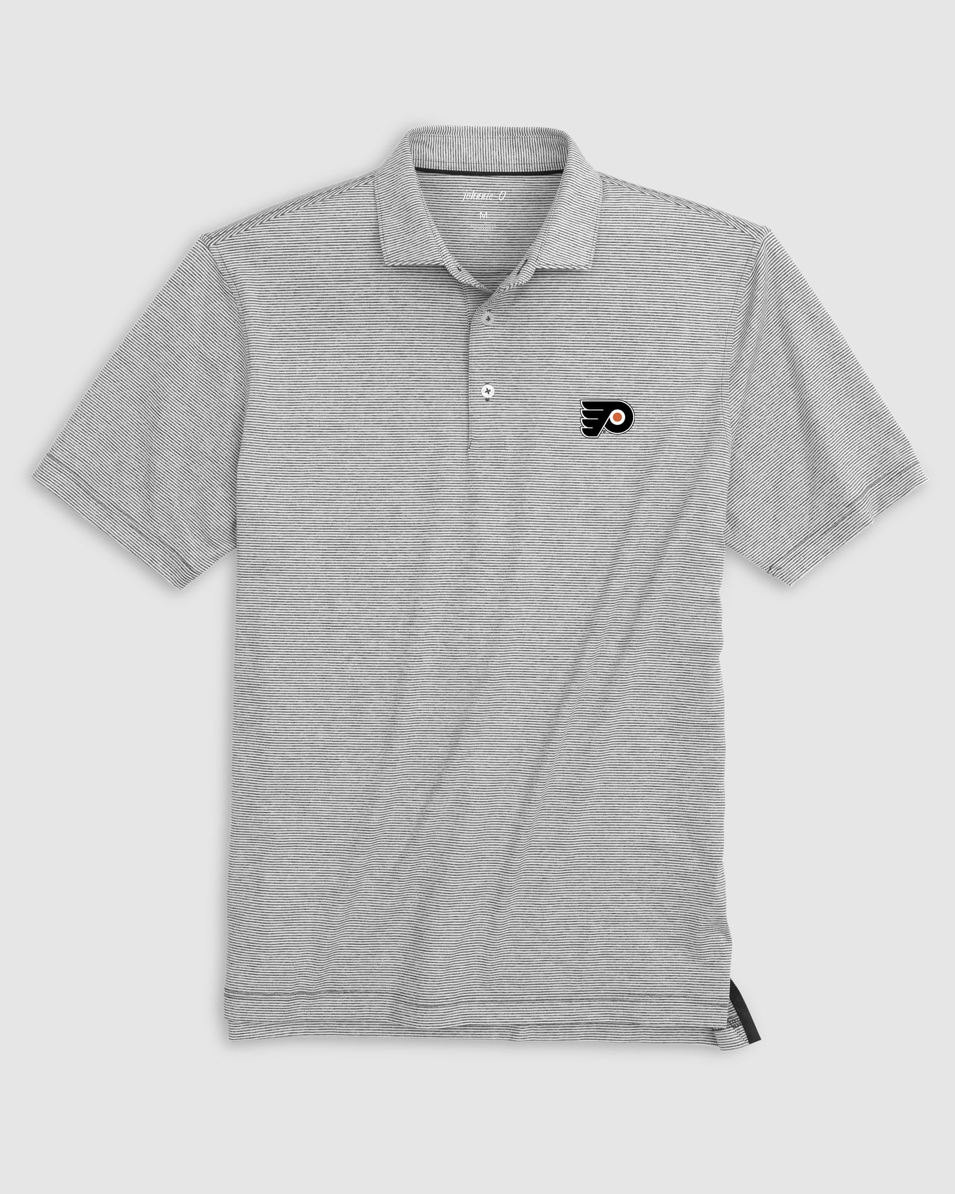 Philadelphia Flyers Lyndonn Striped Jersey Performance Polo - Image 2