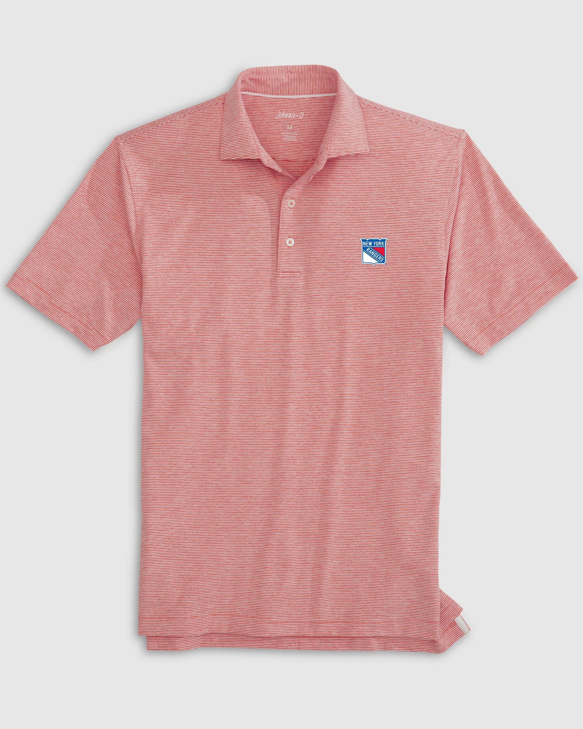 New York Rangers Lyndonn Striped Jersey Performance Polo - Image 3