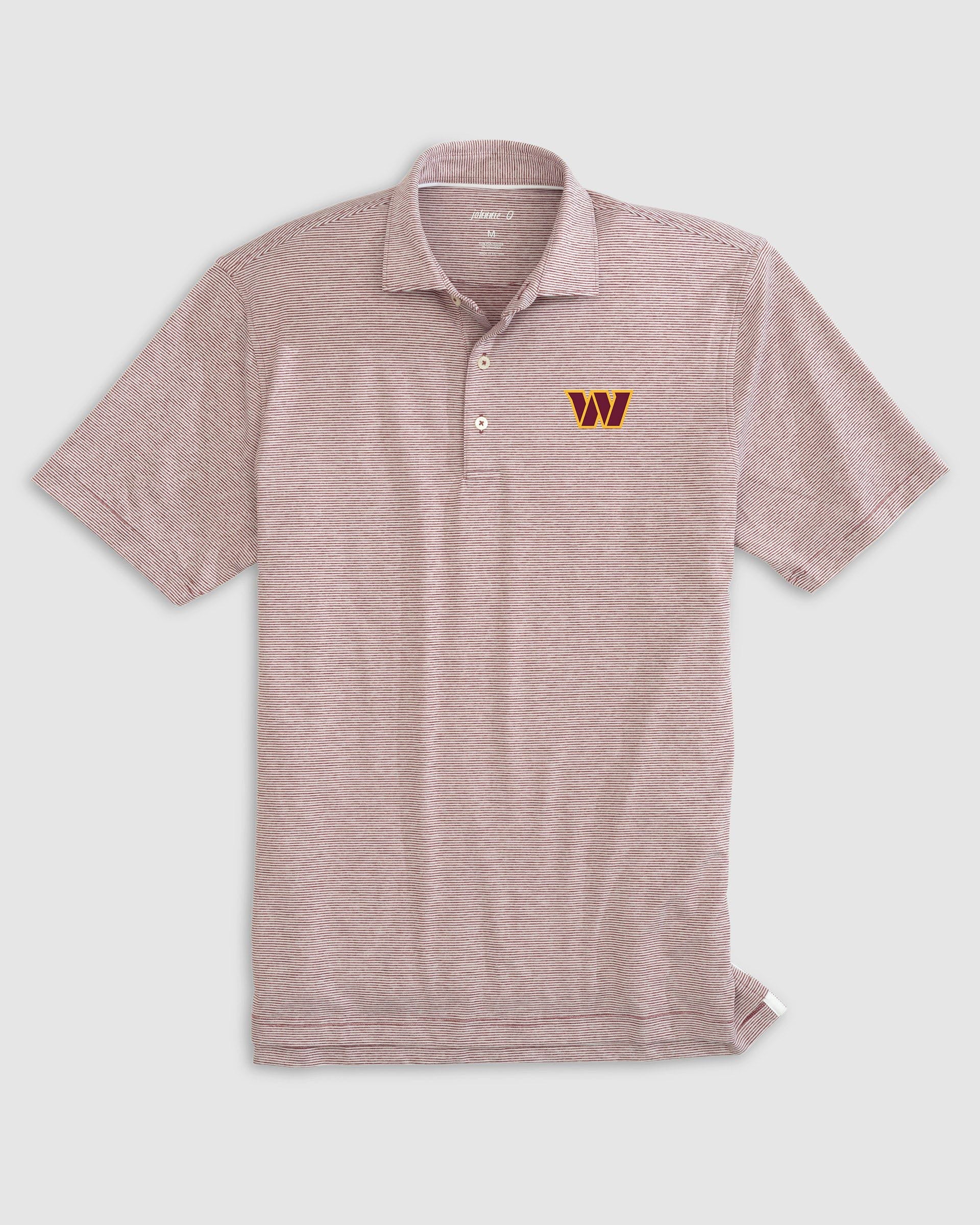 Washington Commanders Lyndonn Striped Performance Jersey Polo - Image 5