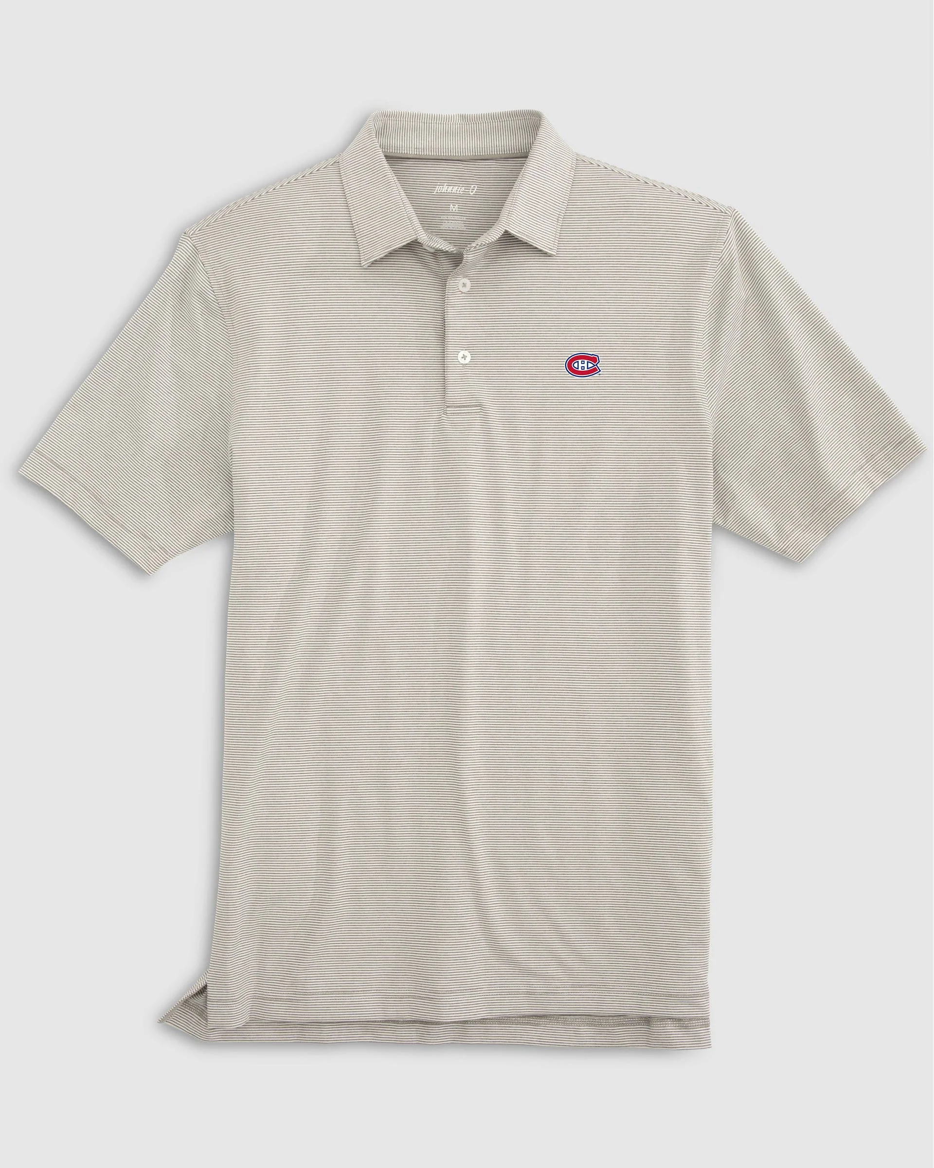 Montreal Canadiens Lyndonn Striped Jersey Performance Polo - Image 2
