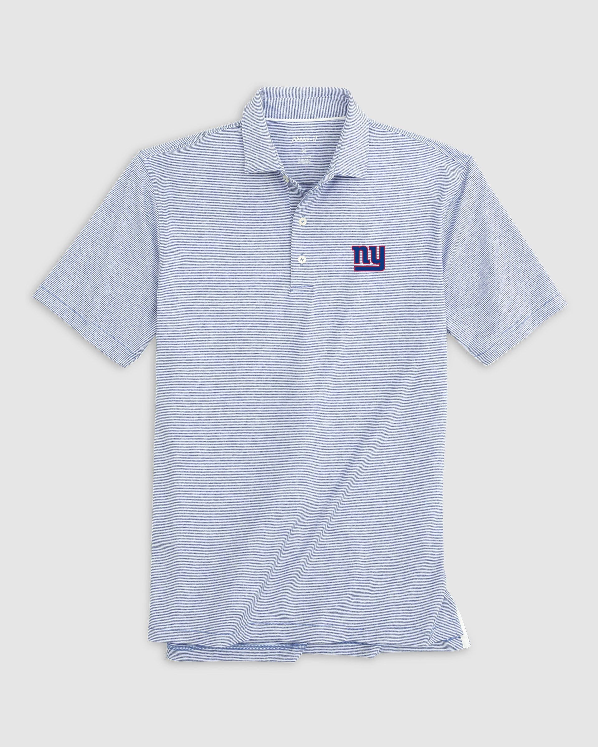 New York Giants Lyndonn Striped Performance Jersey Polo - Image 6