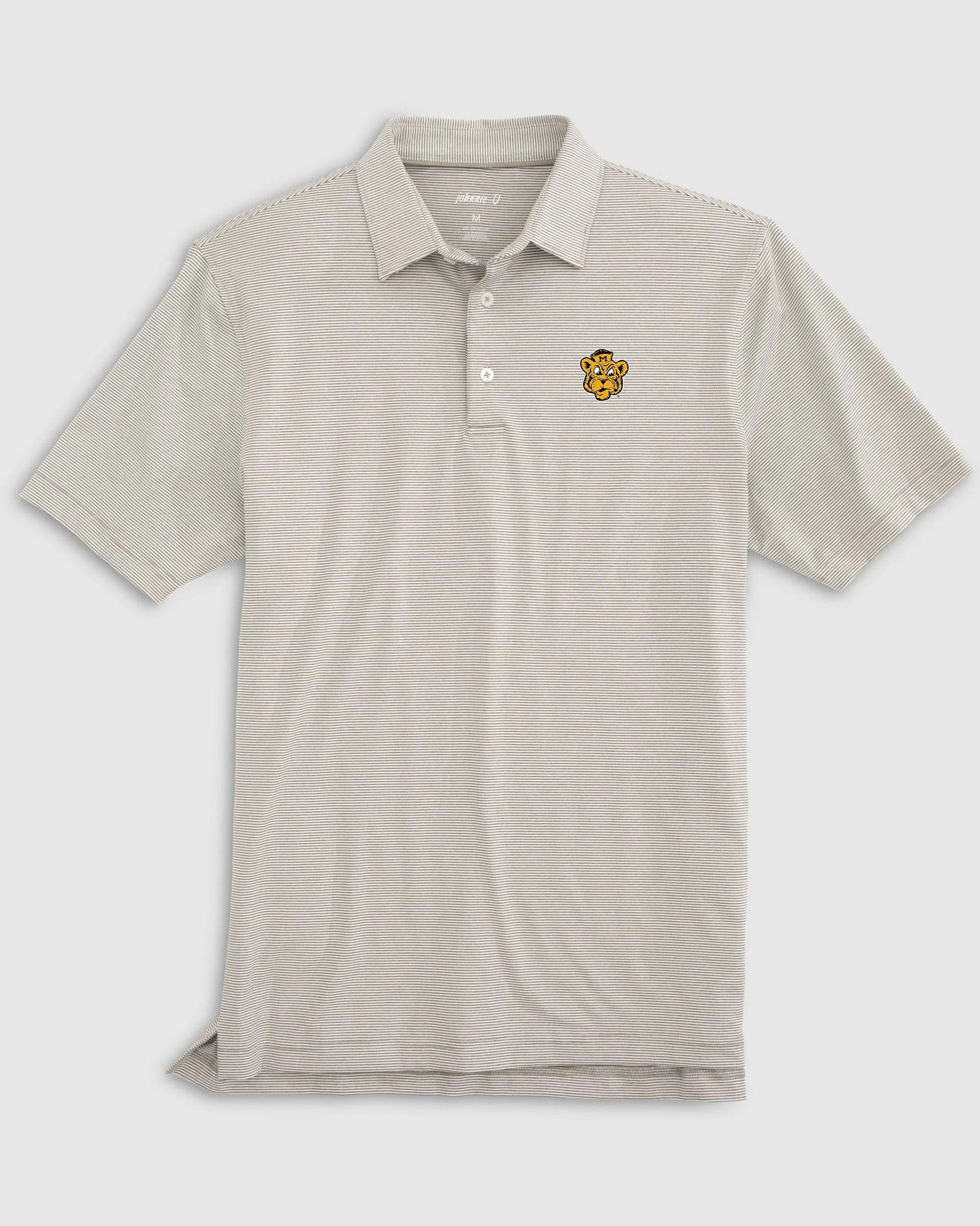 Missouri Lyndonn Striped Jersey Performance Polo - Vault Logo - Image 3