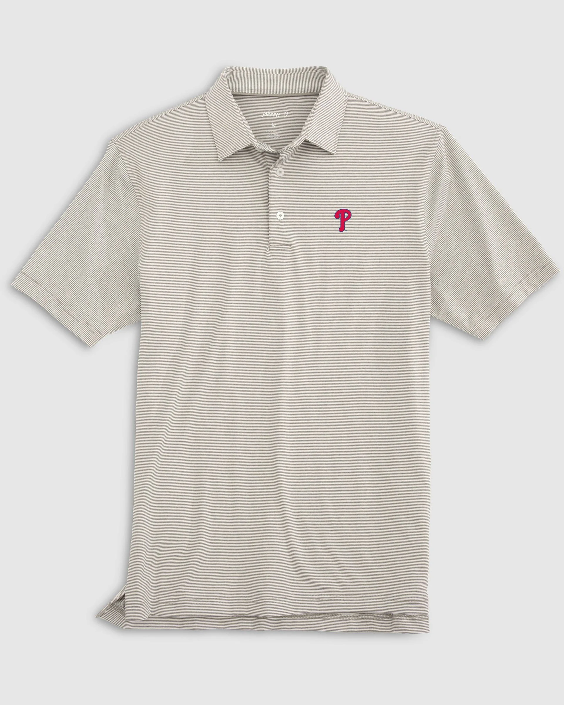 Philadelphia Phillies Lyndonn Striped Jersey Performance Polo - Image 2