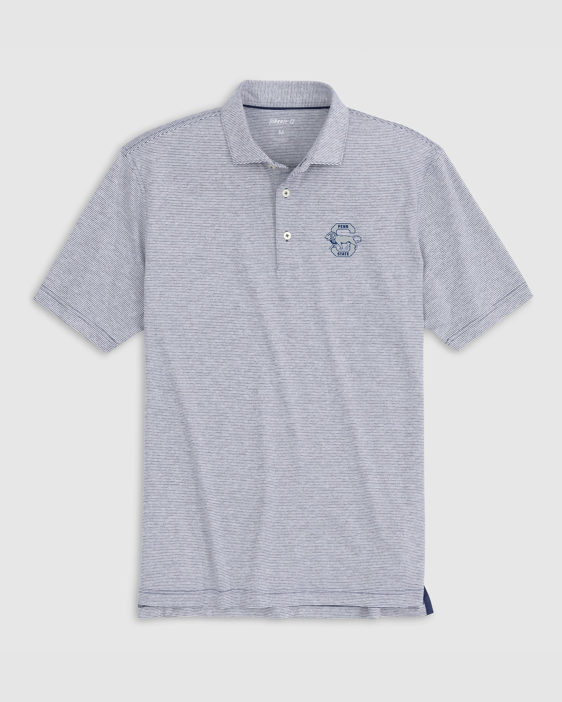 Penn State Lyndonn Striped Jersey Performance Polo - Vault Logo - Image 4