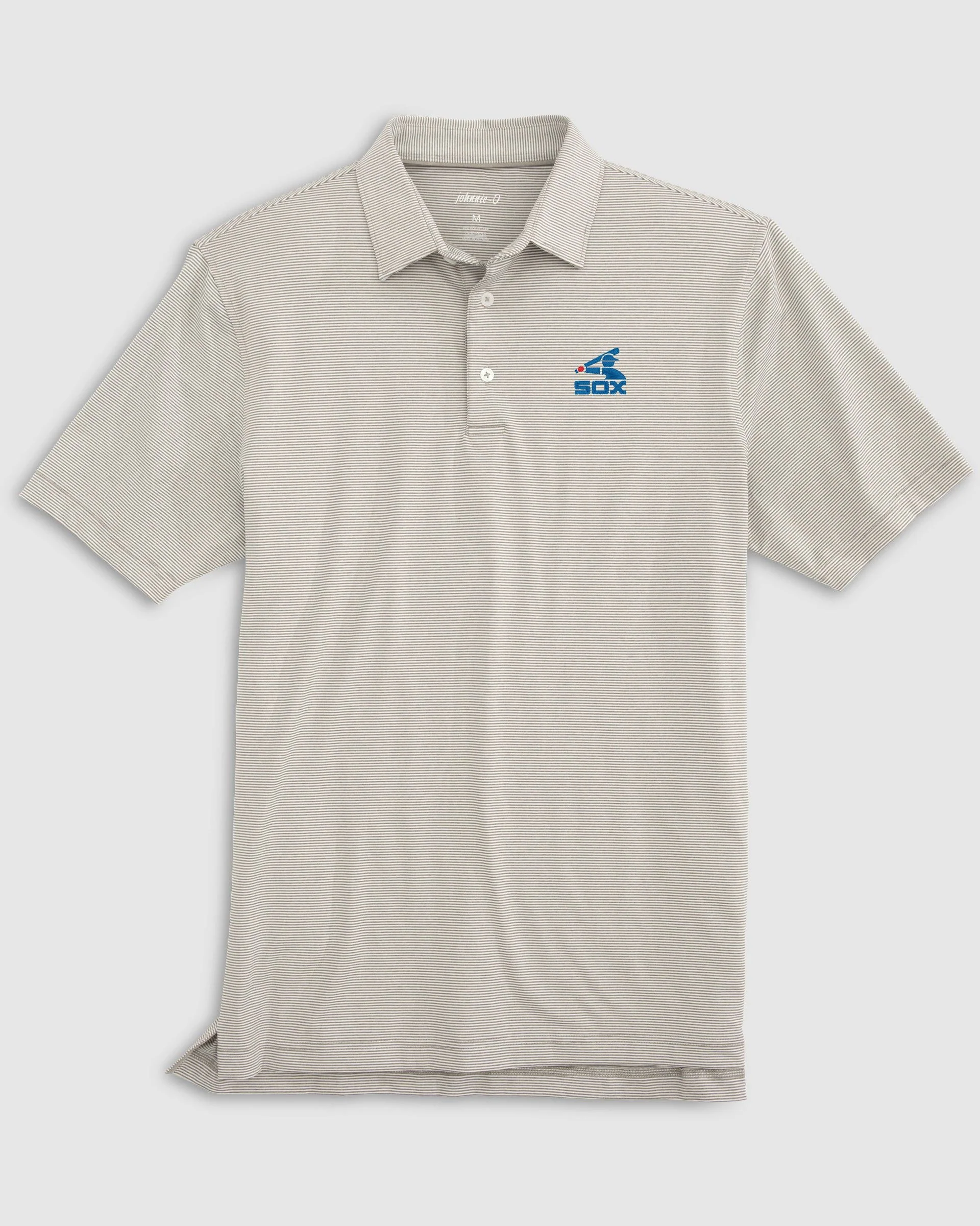 Chicago White Sox Lyndonn Striped Jersey Performance Polo - Cooperstown Logo - Image 4