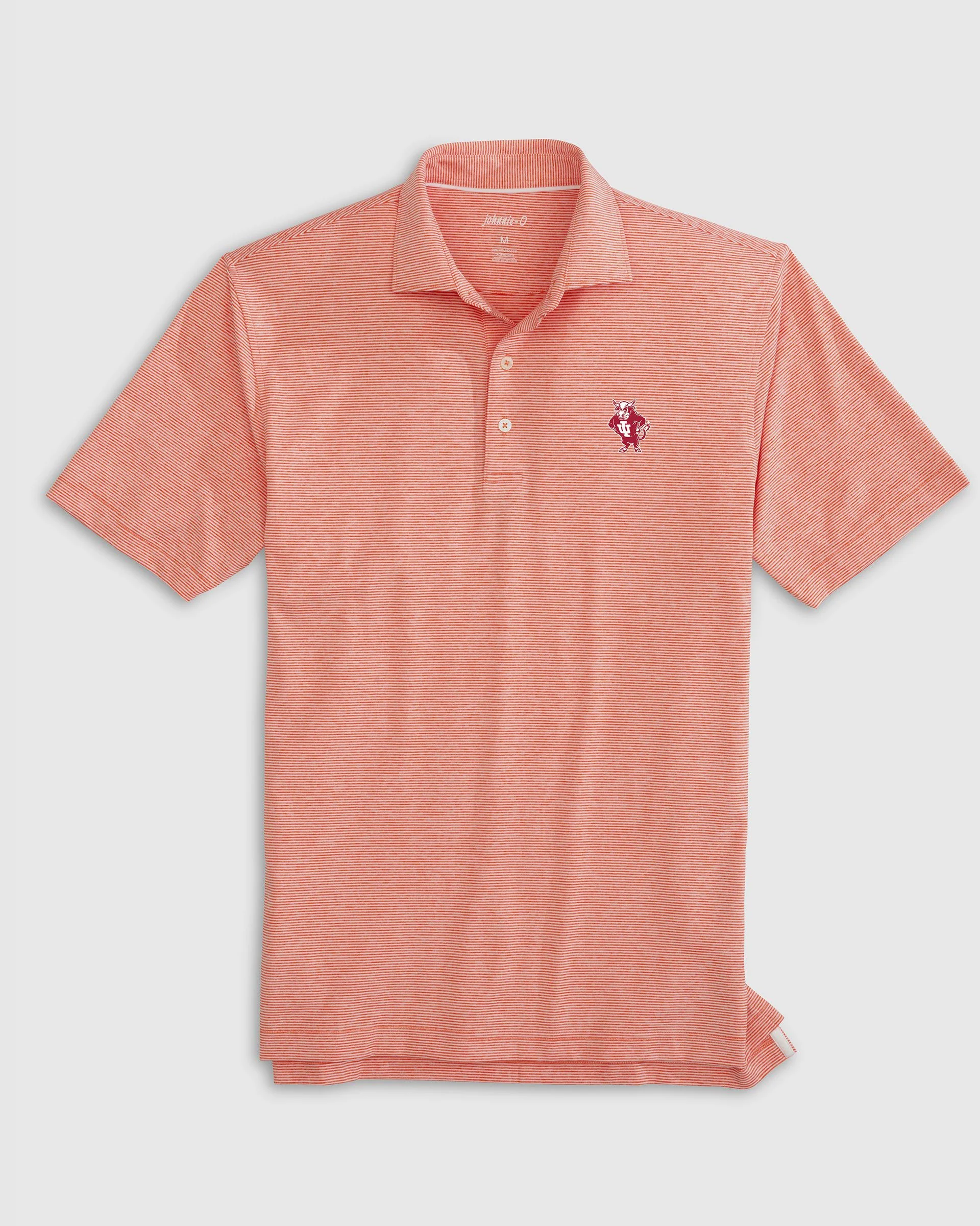 Indiana Lyndonn Striped Jersey Performance Polo - Vault Logo - Image 11