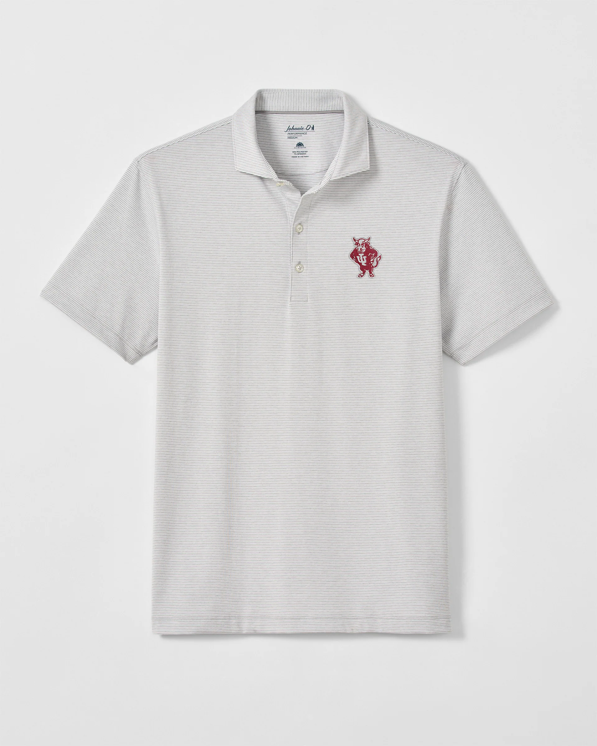 Indiana Lyndonn Striped Jersey Performance Polo - Vault Logo - Image 2