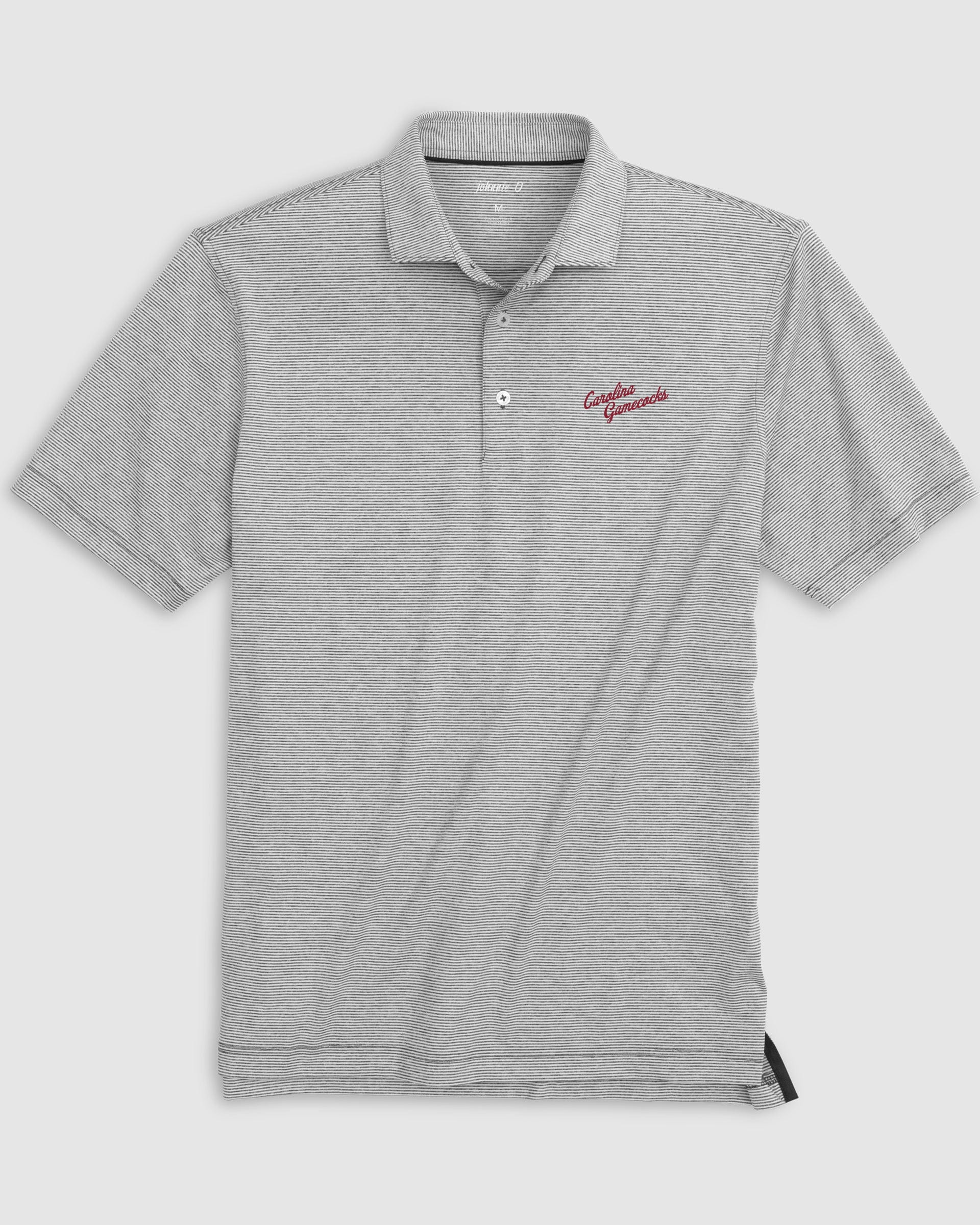 South Carolina Lyndonn Striped Jersey Performance Polo - Vault Logo - Image 3